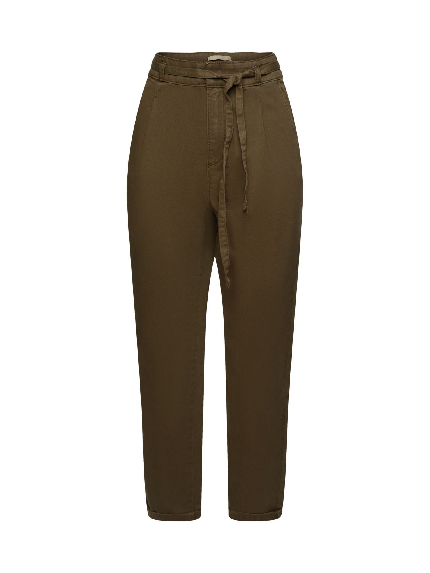 GREEN Chinohose Stoffhose by Esprit KHAKI edc