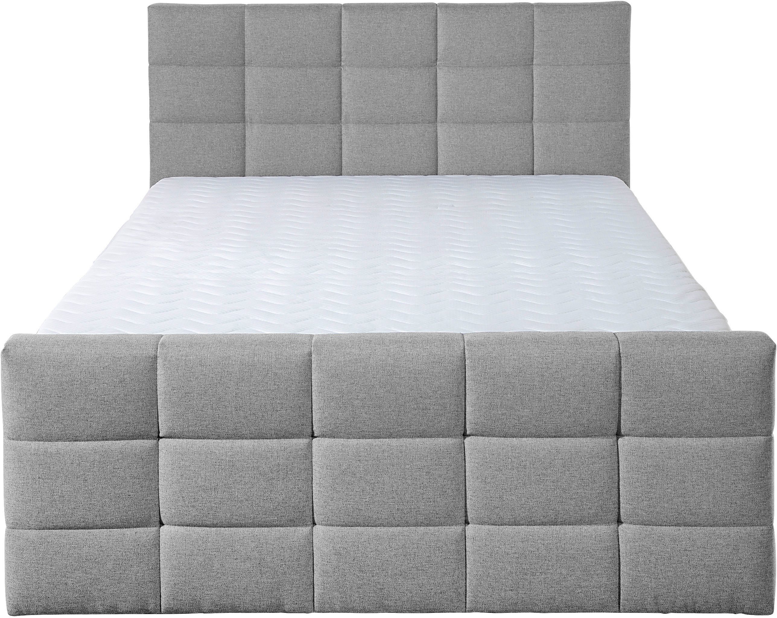 Home affaire Boxbett, Boxbett mit Bettkasten und Fußteil, inkl. Topper