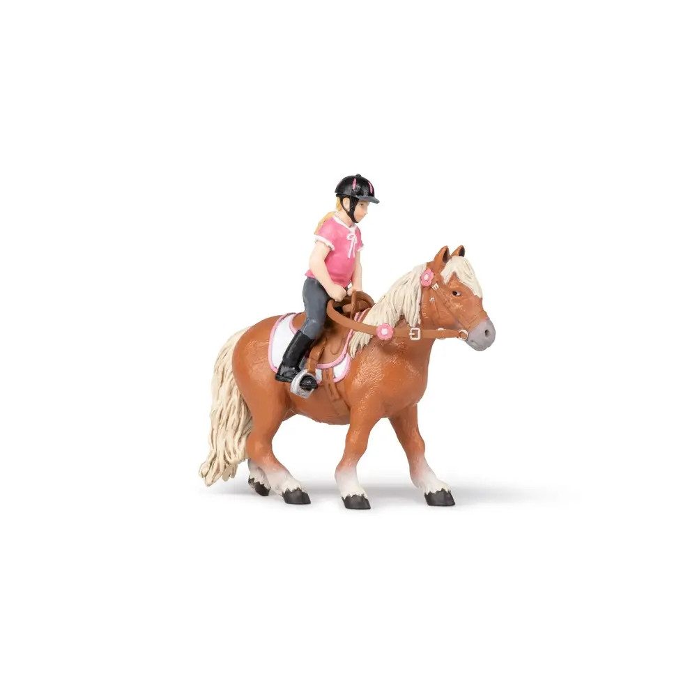 papo Actionfigur Papo 51559 Shetland Pony mit Sattel