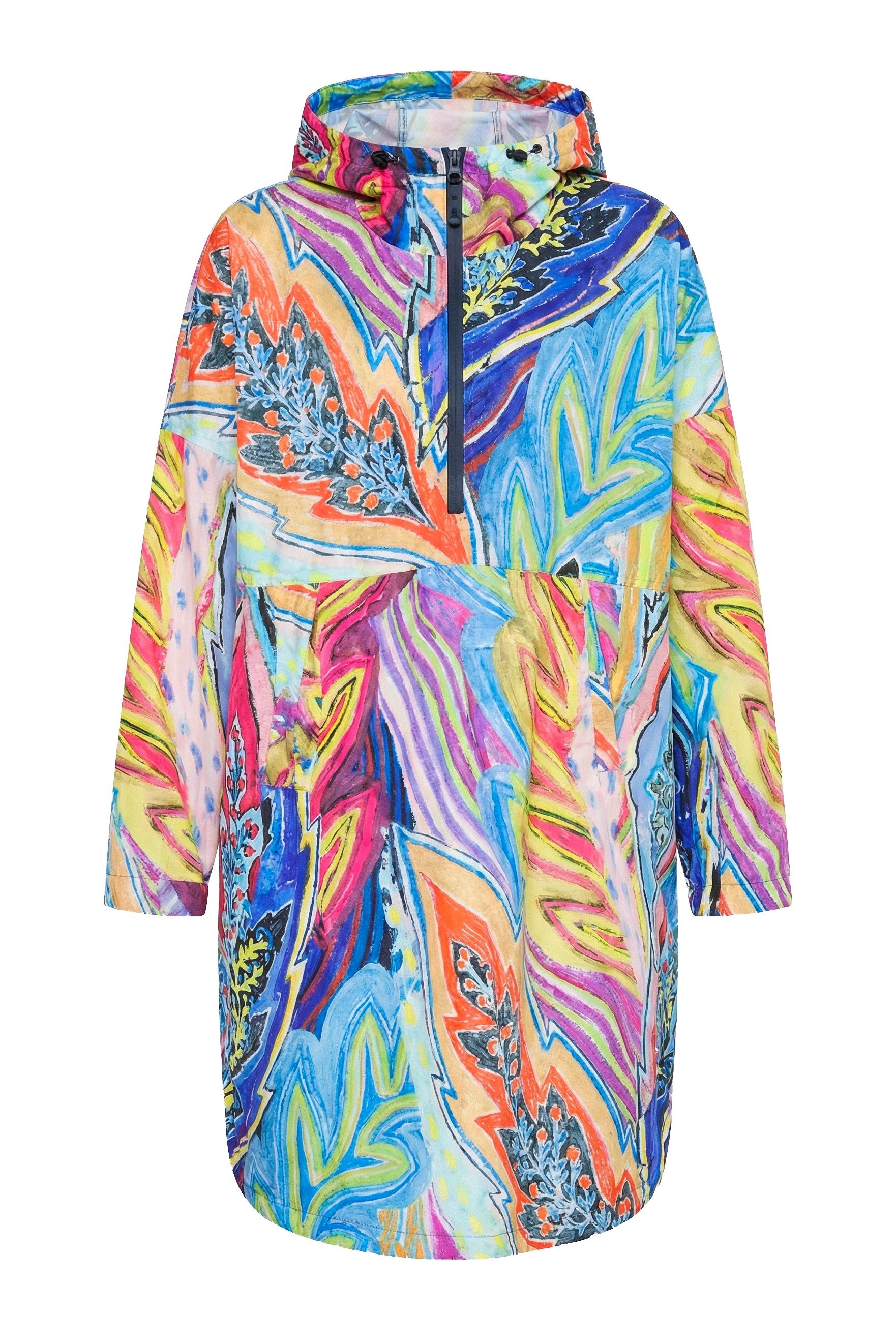 Laurasøn Funktionsjacke Funktions-Regencape Unisex Print Kapuze – Bild 2 von 4