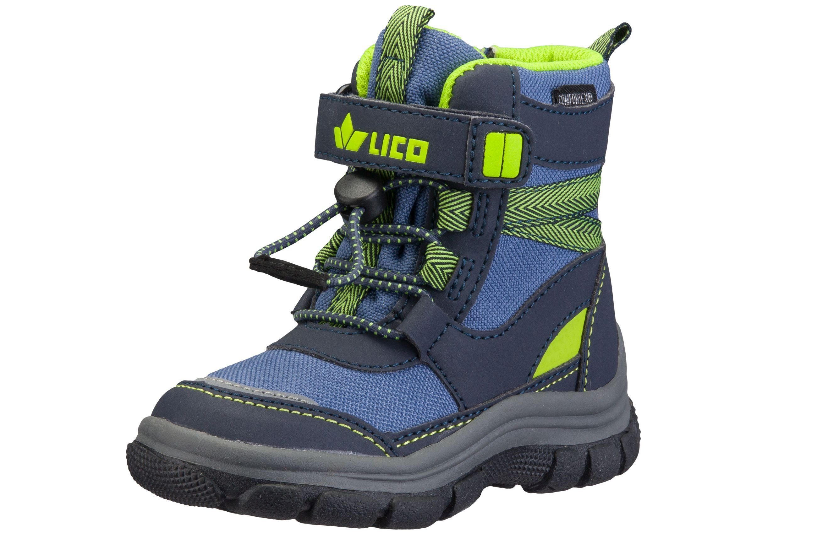 Lico Snowboot Crumbie VS Snowboots, und Wasserdichte atmungsaktive Comfortex-Klimamembrane