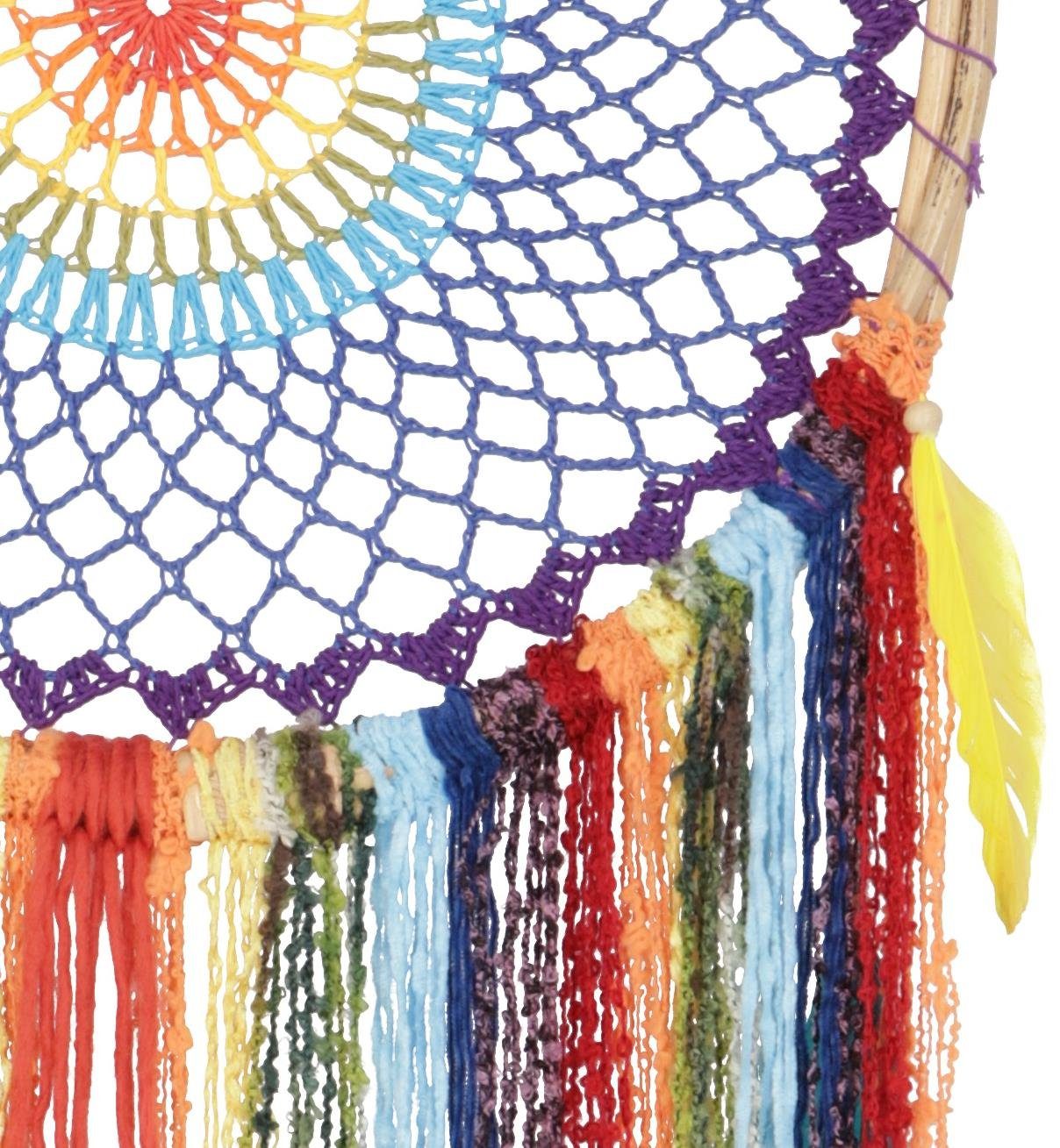 Guru-Shop Dekoobjekt Traumfänger - 38 cm Regenbogen