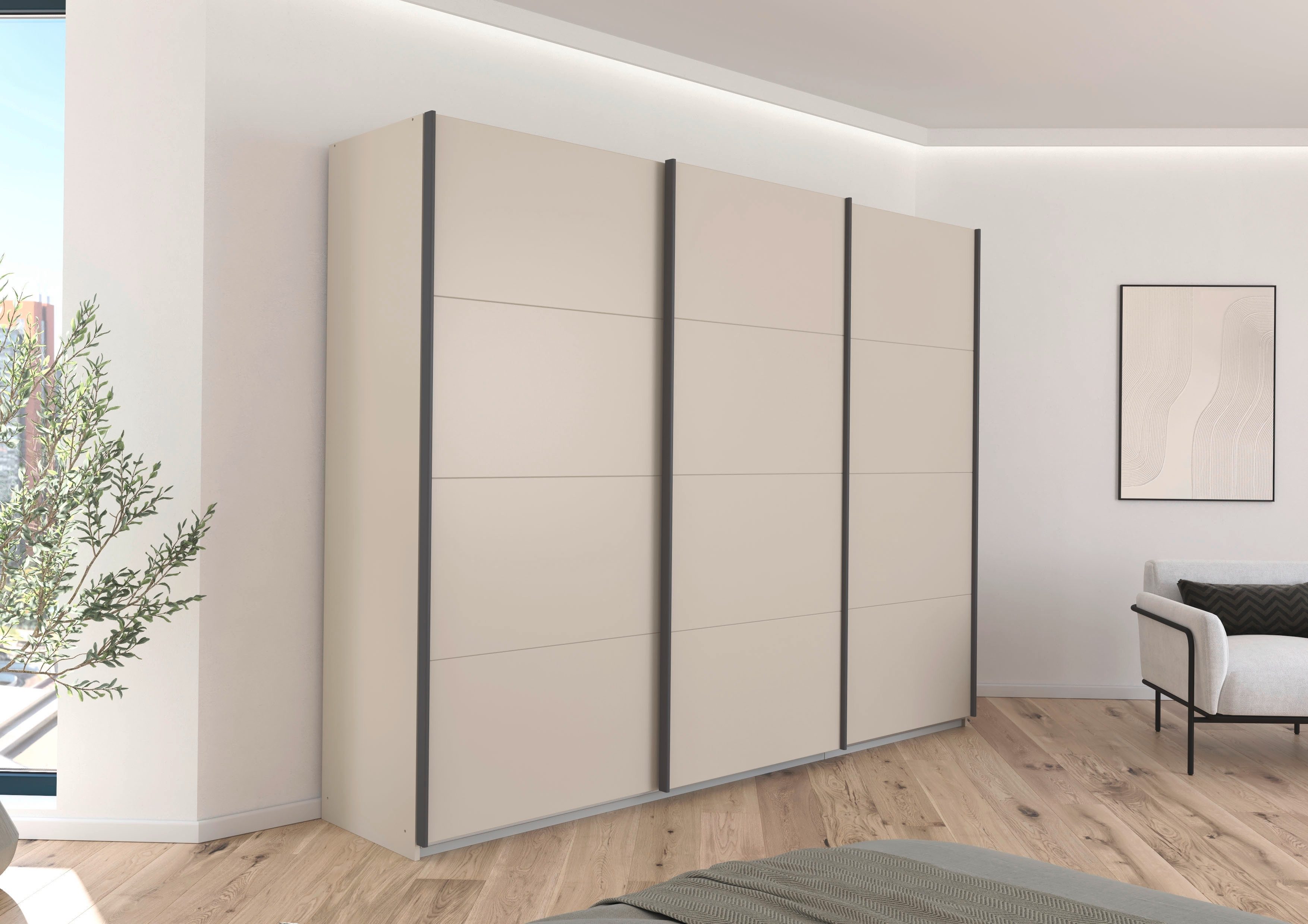 OTTO home Schwebetürenschrank Kleiderschrank Schrank Garderobe AGORDO mit D günstig online kaufen