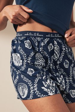 Next Pyjama Kurzer Schlafanzug mit geripptem Trägertop (2 tlg)