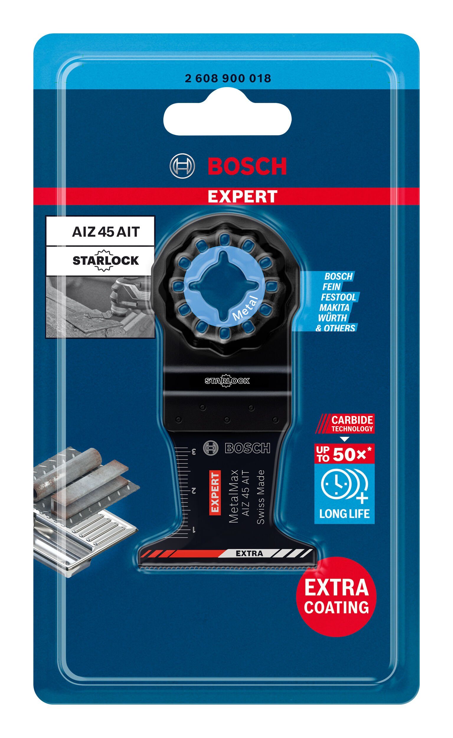 BOSCH Tauchsägeblatt Expert MetalMax Carbide mm 40 MetalMax AIZ x Expert 45 - 45 AT