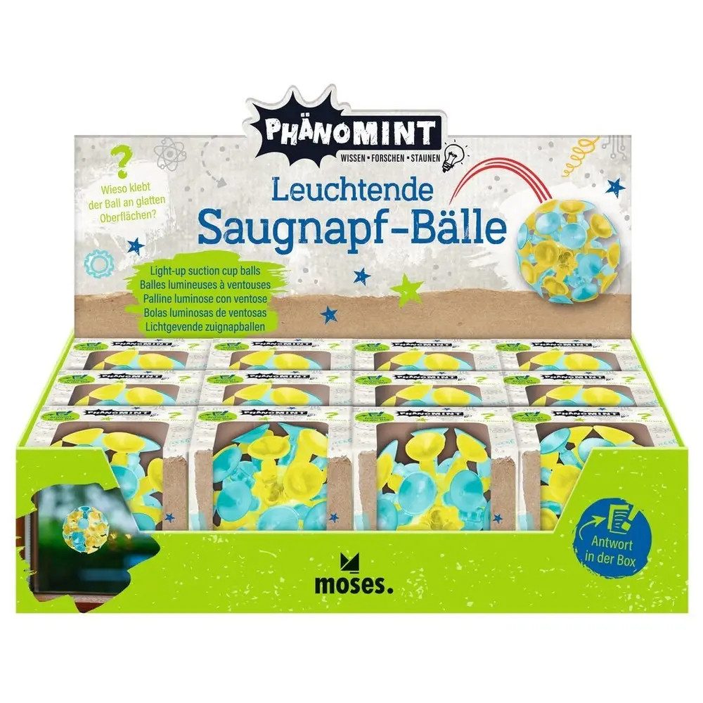 Moses. Verlag Spielball PhänoMINT Leuchtender Saugnapf-Ball