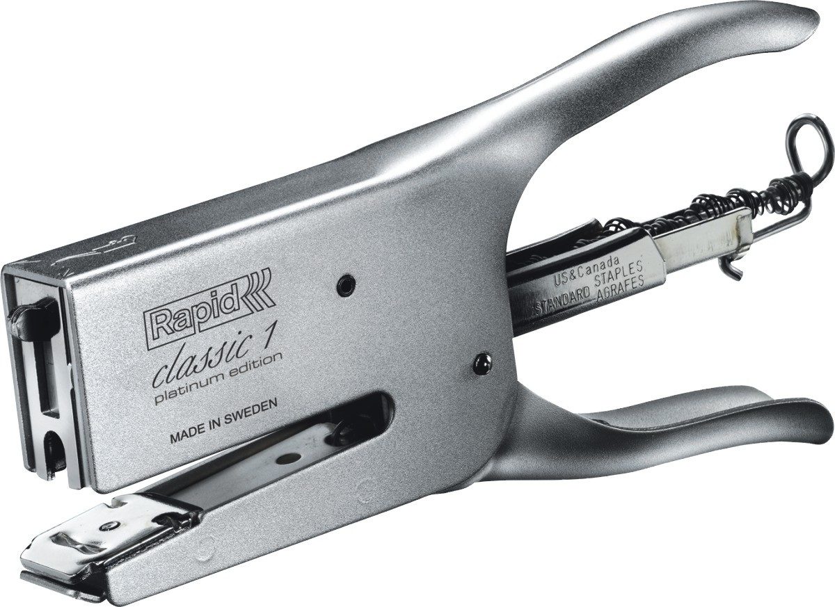 Heftgerät Heftzange Classic K1 Heftklammerntyp 24/6-8 platin