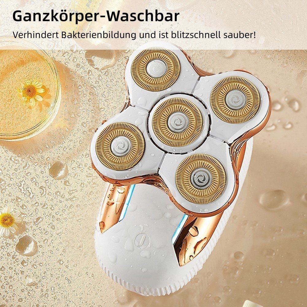 Scttomon Epilierer LK-5588, Aufsätze: 1 St., Rasierer-Set für Frauen, Wet&Dry – Bild 5 von 5