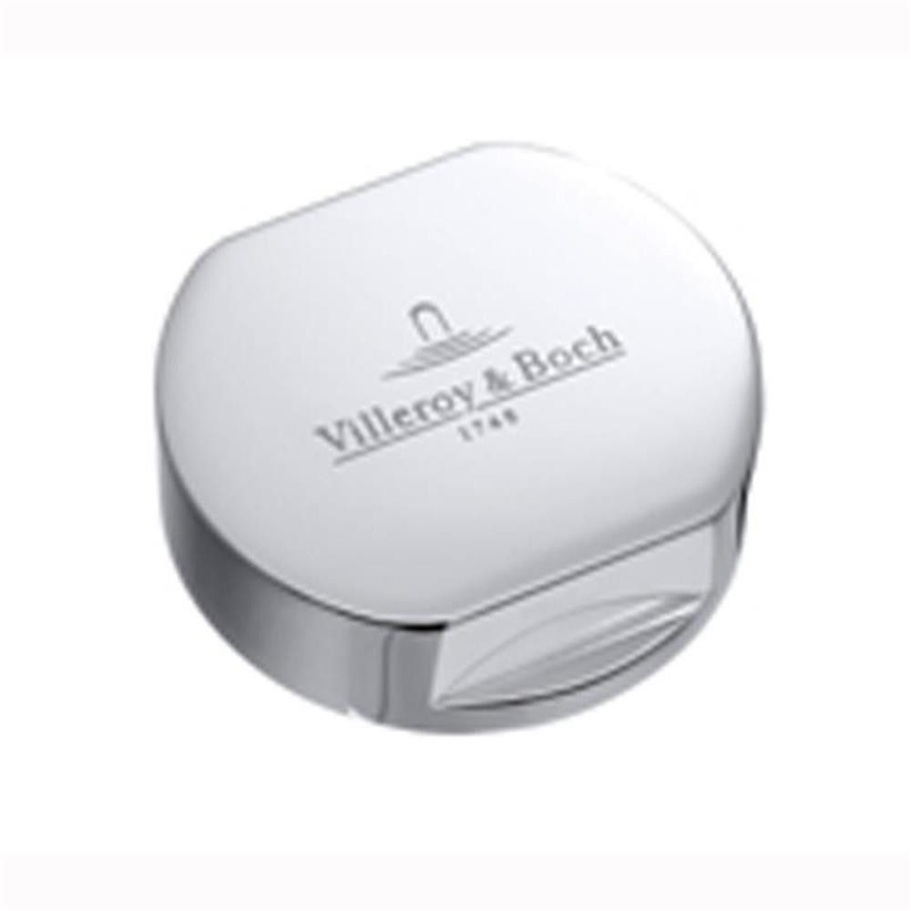 Villeroy & Boch Einbauspüle Abdeckkappe rund, für Einzeldrehgriff, verchromt
