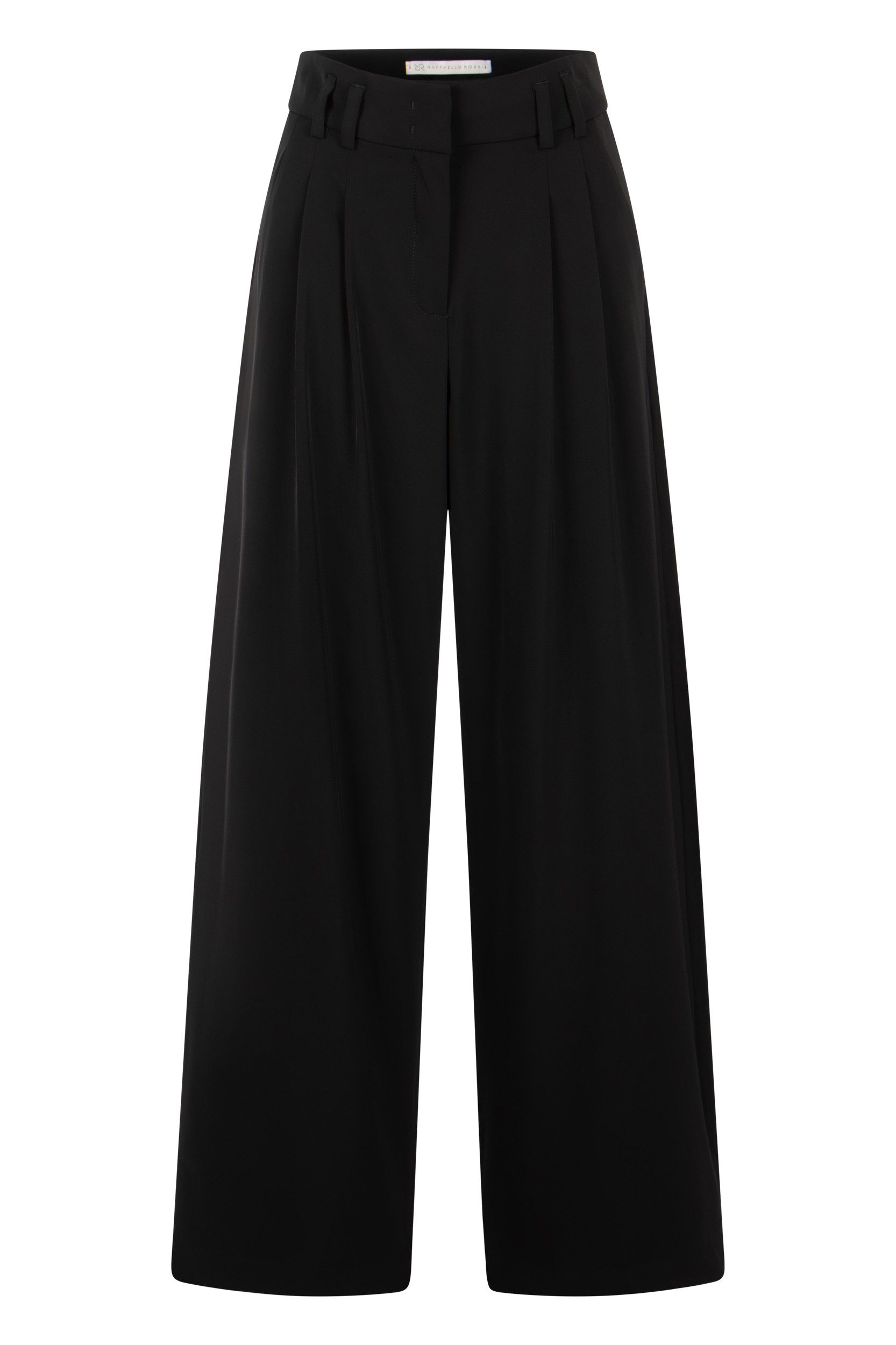 Raffaello Rossi Bügelfaltenhose Raffaello Rossi Hose Mayla light summer - schwarz (1-tlg)
