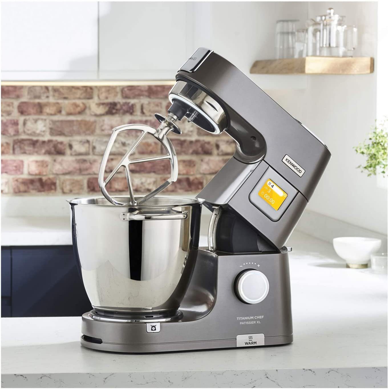 Kenwood Küchenmaschine, 1400 W, 7 l Schüssel, inkl. Waage, Wärme-Funktion, Schüssel-Beleuchtung