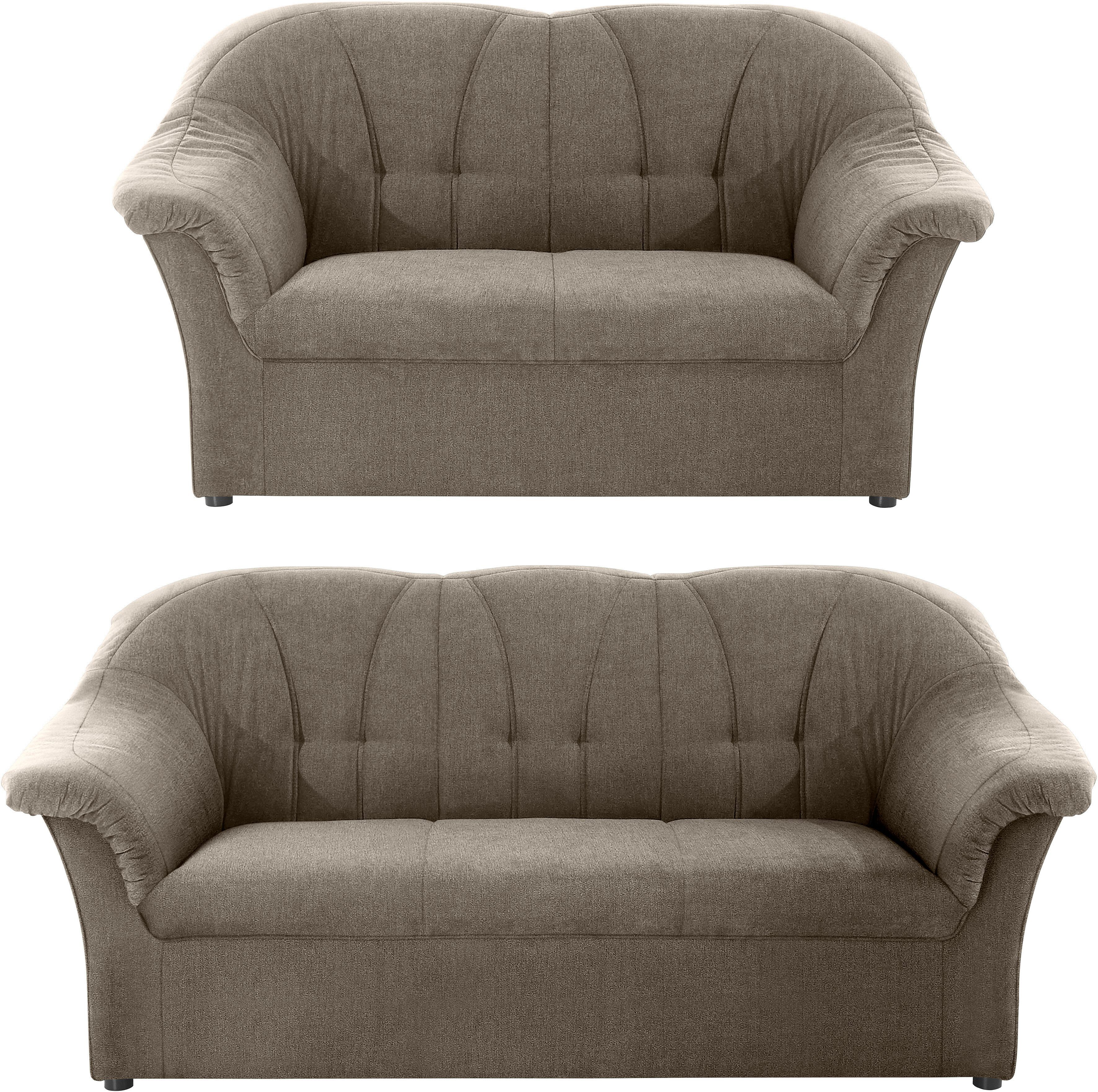 DOMO collection Polstergarnitur Pegnitz, (Set), 3-Sitzer günstig online kaufen