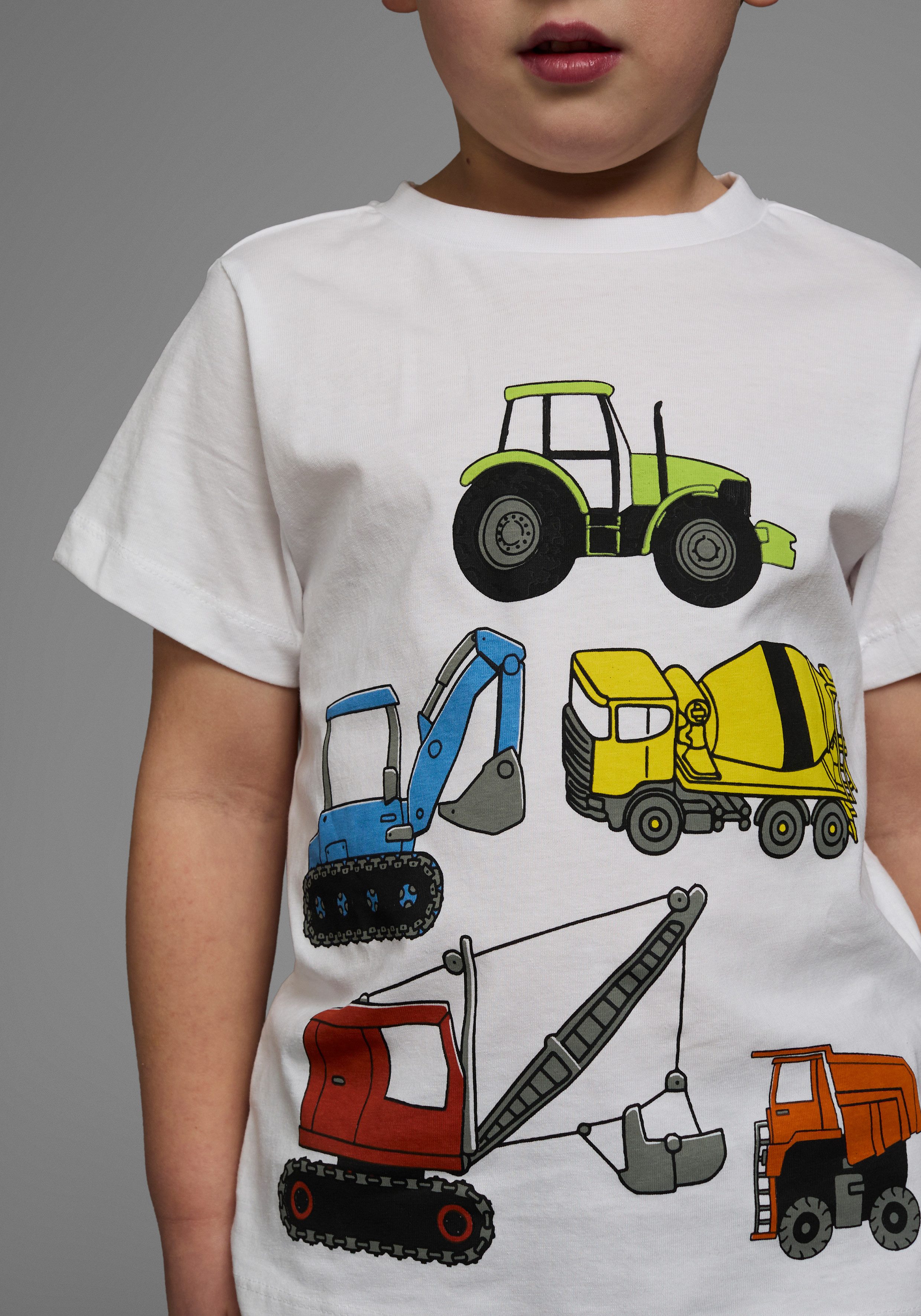 KIDSWORLD T-Shirt Mit allen BAGGER & CO. Print Kurzarm, bedruckt, Rundhalsausschnitt, aus Baumwolle – Bild 3 von 5