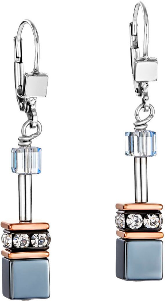 COEUR DE LION Paar Ohrhänger Schmuck Edelstahl GeoCUBE® Ohrringe Würfelkett günstig online kaufen