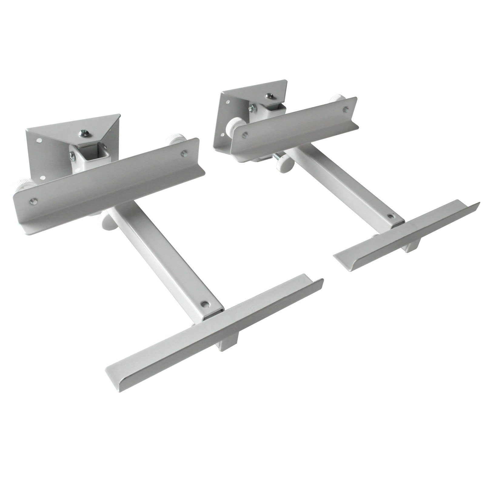 Drall Instruments Lautsprecher-Wandhalterung BH2W, (2-tlg., Boxenhalter Lautsprecherhalter für Boxen Lautsprecher Heimkino weiß)