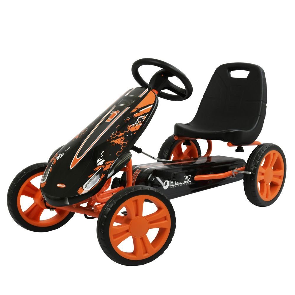 Hauck Tretfahrzeug Speedster - Orange, Pedal Gokart & Tretauto mit  verstellbarem Schalensitz (4-8 Jahre)