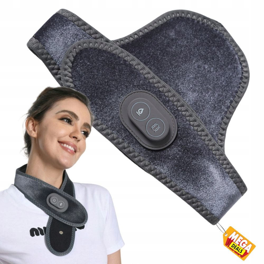 Nacken-Massagegerät Nackenwärmer Nackenband Nackenmassage Massagegerät Wärmefunktion