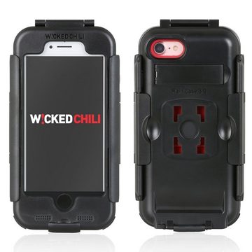 Wicked Chili RainCase für Phone SE 2 (2020), iPhone 8 und 7 Handy-Halterung, (1er Set, passgenau, Wasser Schutz IPx4, mit Ladekabel- und Köpfhörer Buchse)