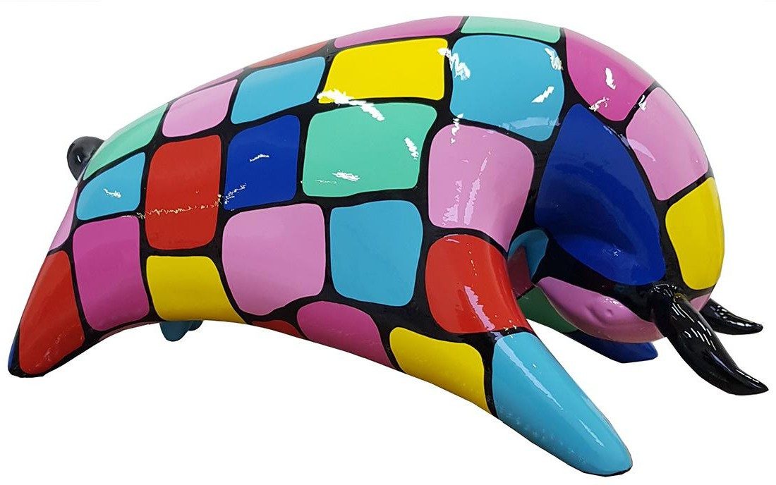 Xlmoebel Dekofigur Moderne Deko Statue Skulptur Stier 50 cm für Haus Garten, Made in Europa
