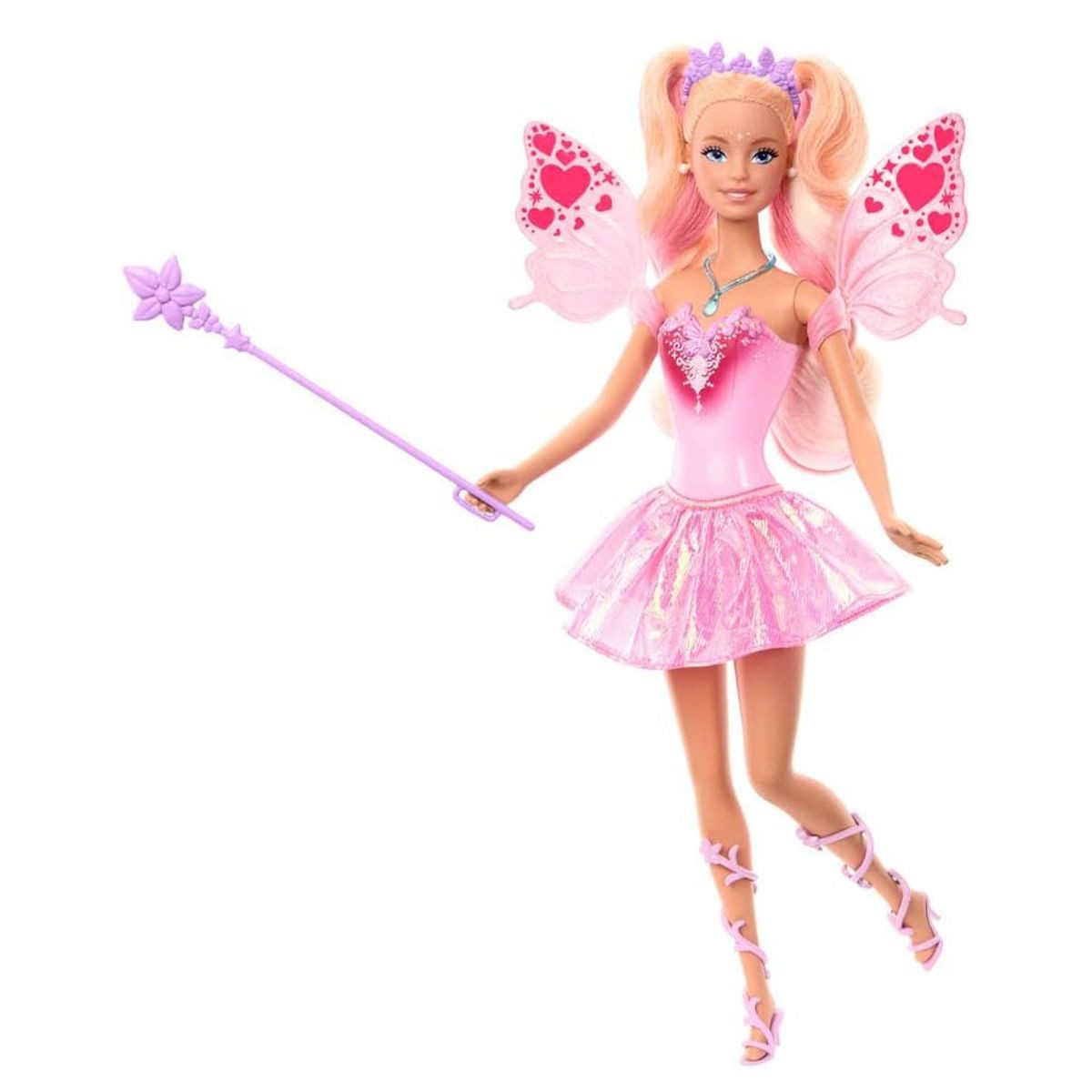 Mattel® Stehpuppe Mattel JCP76 - Barbie - Fee mit Farbwechseleffekt bei Flügeln und Out – Bild 3 von 5