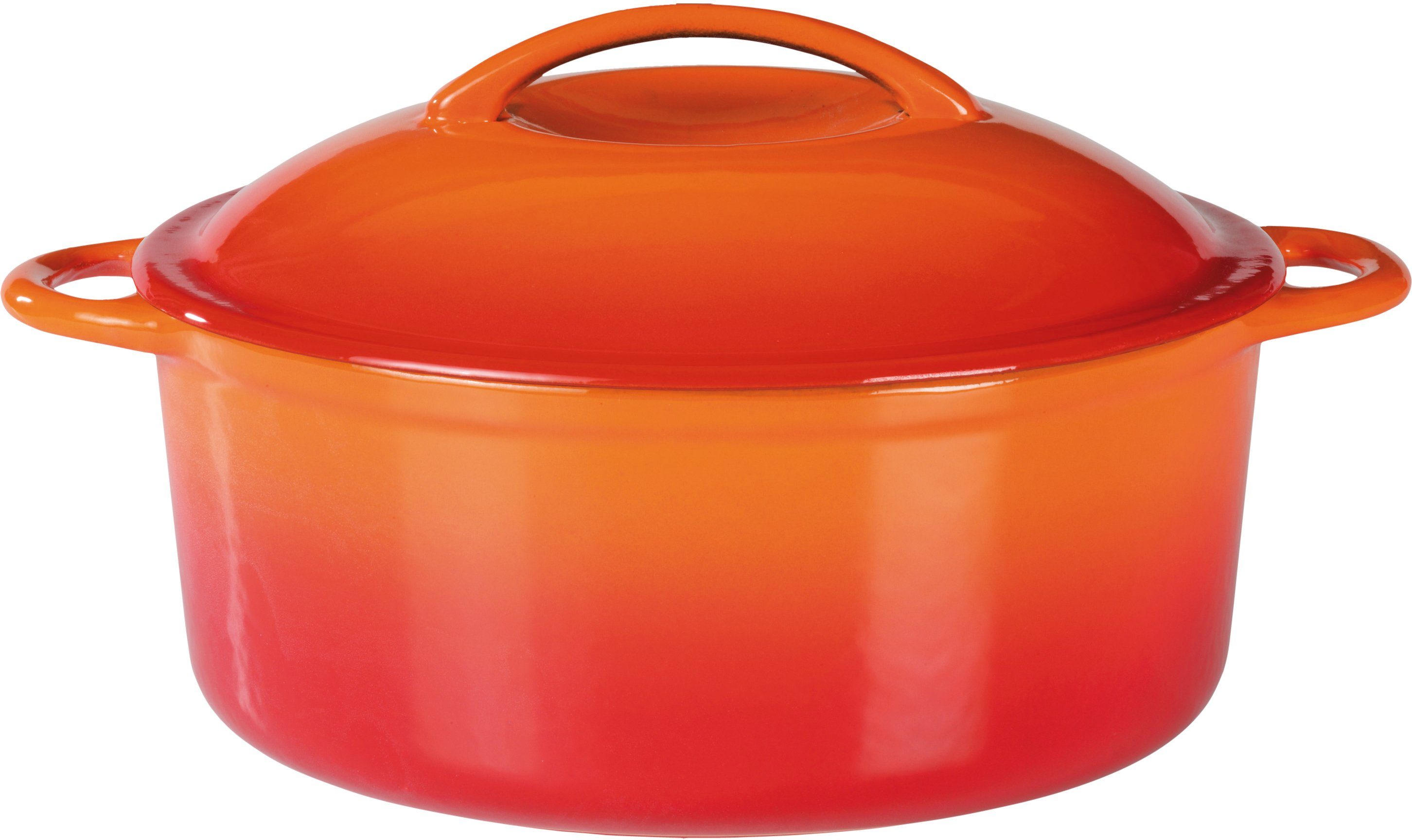 GSW Topf-Set Induktion 4-tlg), Orange Shadow, Gusseisen (Set