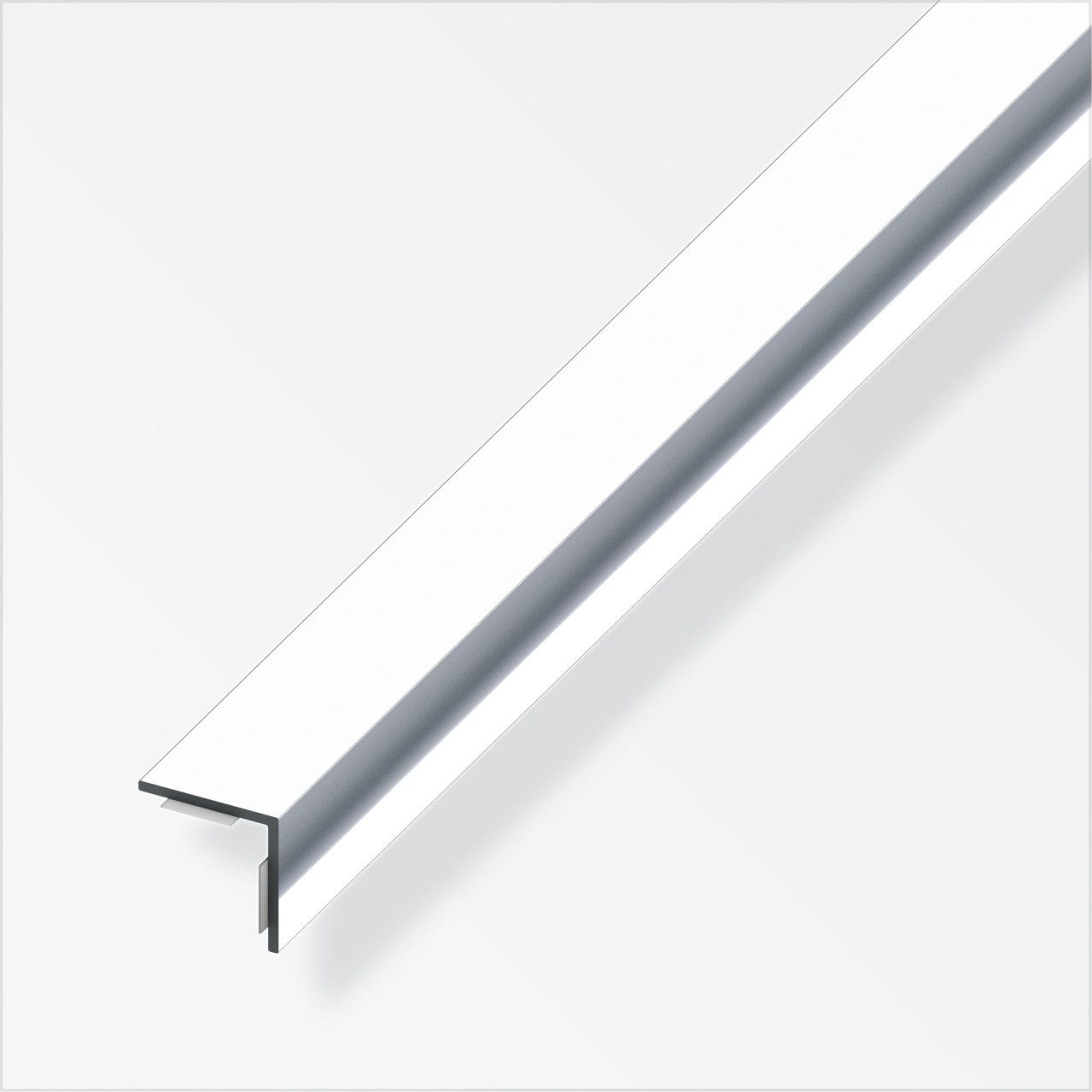 Winkelprofil alfer Winkel 1 m, 20 x 20 mm PVC (Kunststoff)