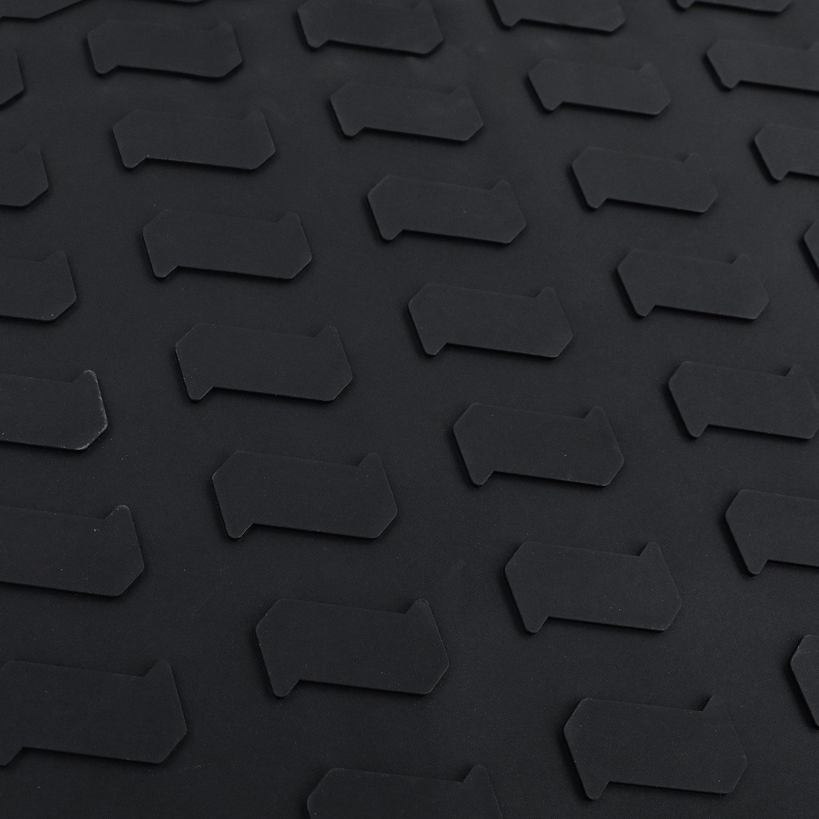 Tenzo-R Passform-Fußmatten Auto Gummi Fußmatten Schwarz Premium Set für Audi A3 8P 2003-2013