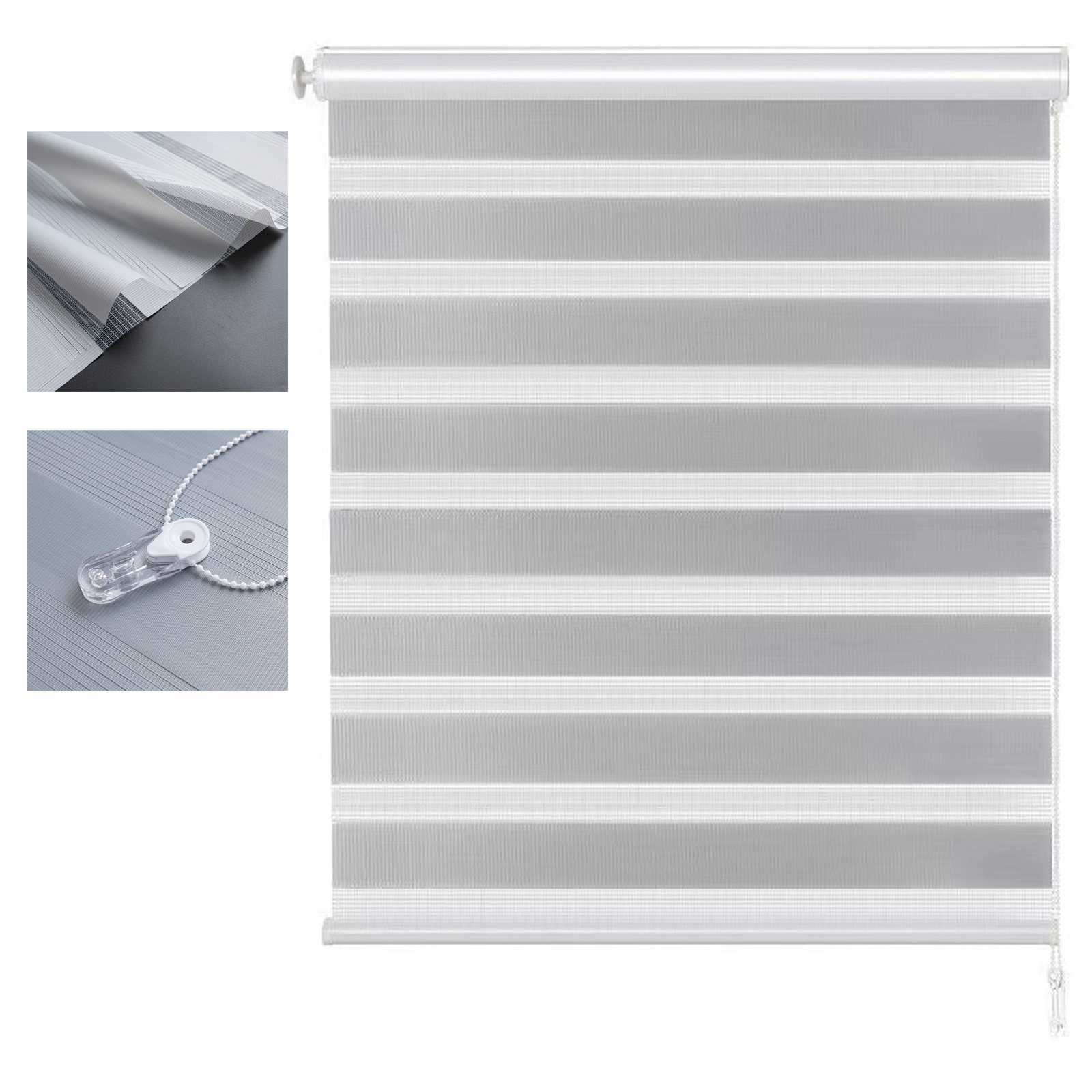 Doppelrollo Duo Rollo Fensterrollo Zebrarollo Seitenzugrollo günstig online kaufen