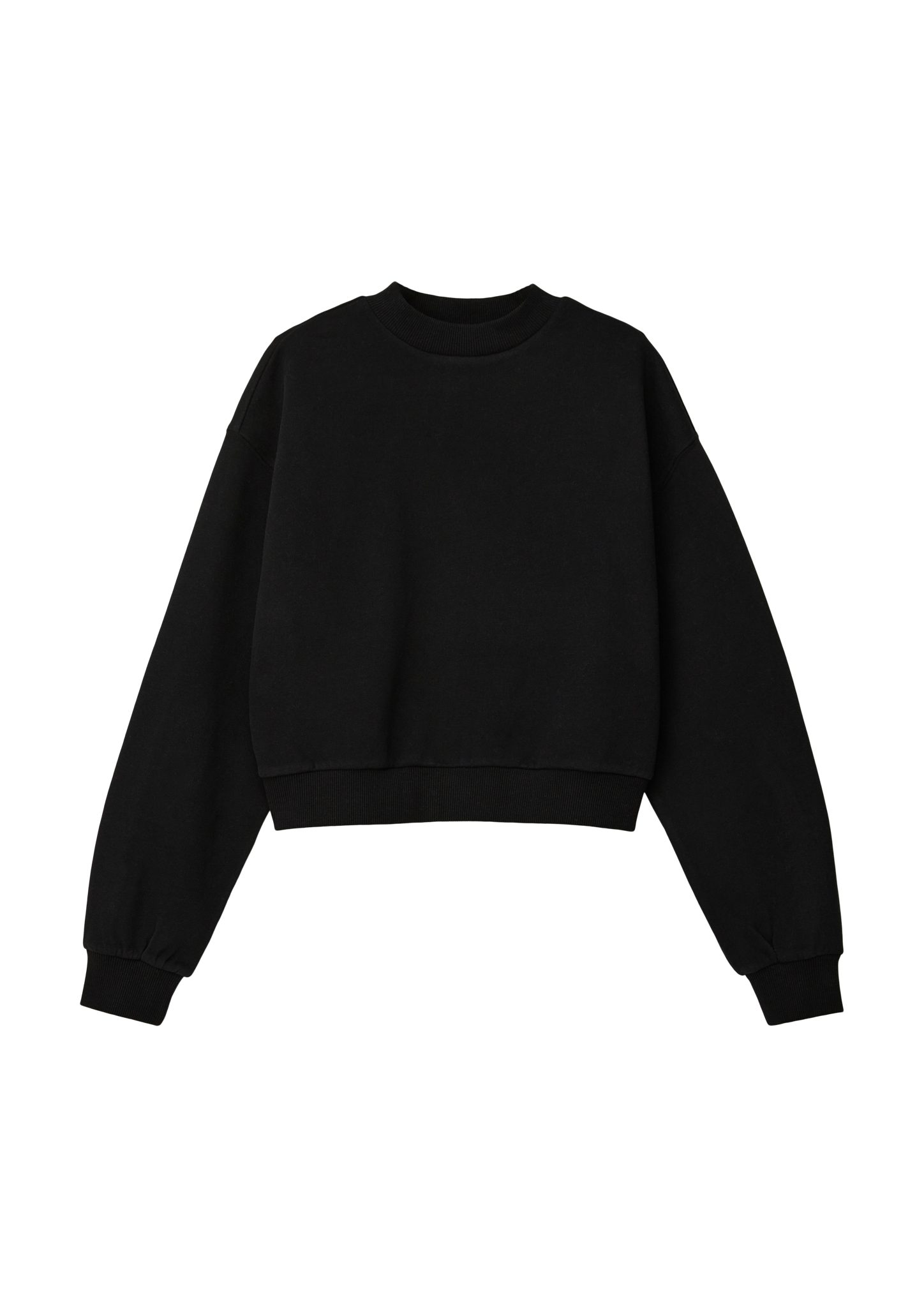 schwarz Rückenprint Sweatshirt mit s.Oliver Sweatshirt
