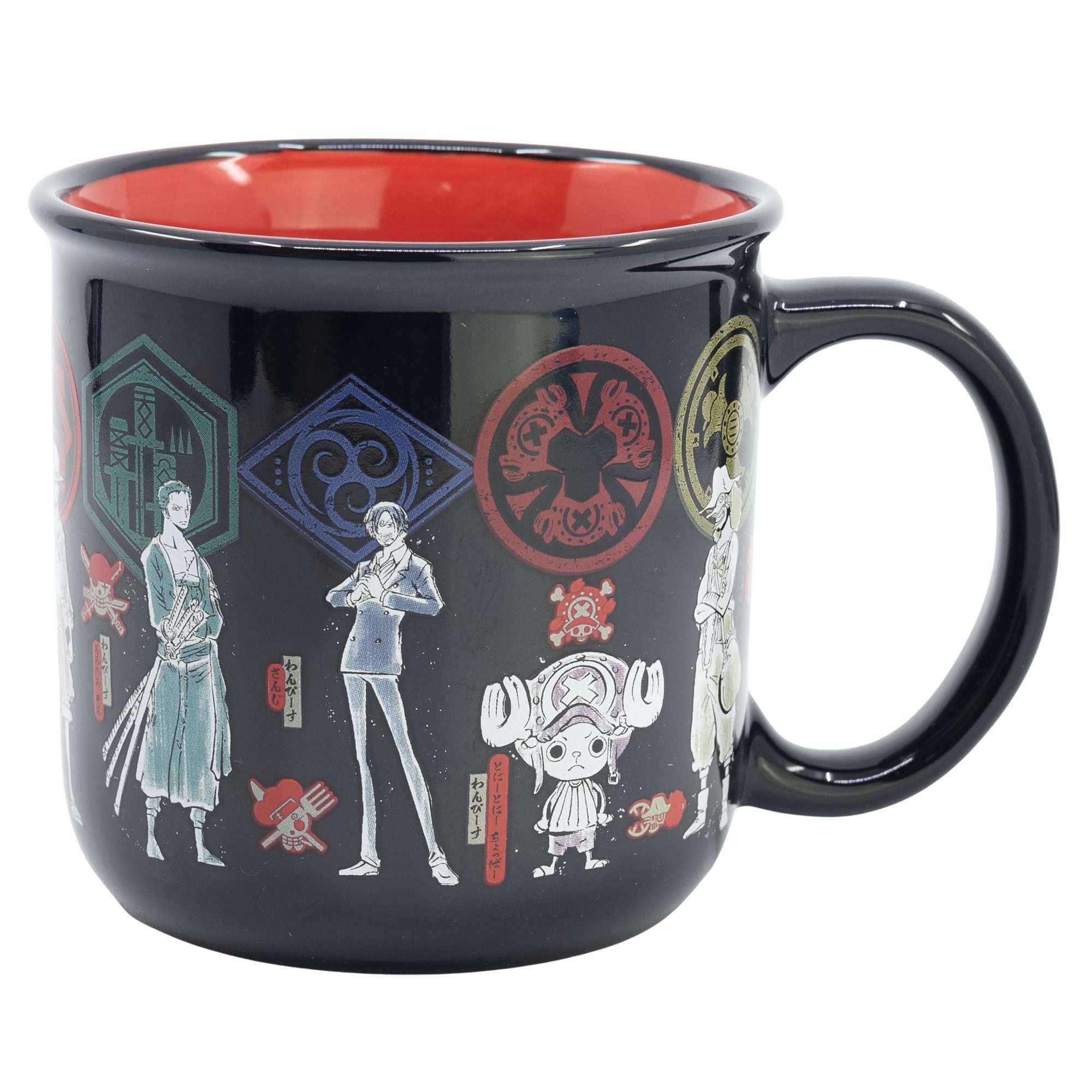 One Piece Anime Tasse Anime One Piece Teetasse Kaffeetasse Geschenkidee 400 ml, Keramik