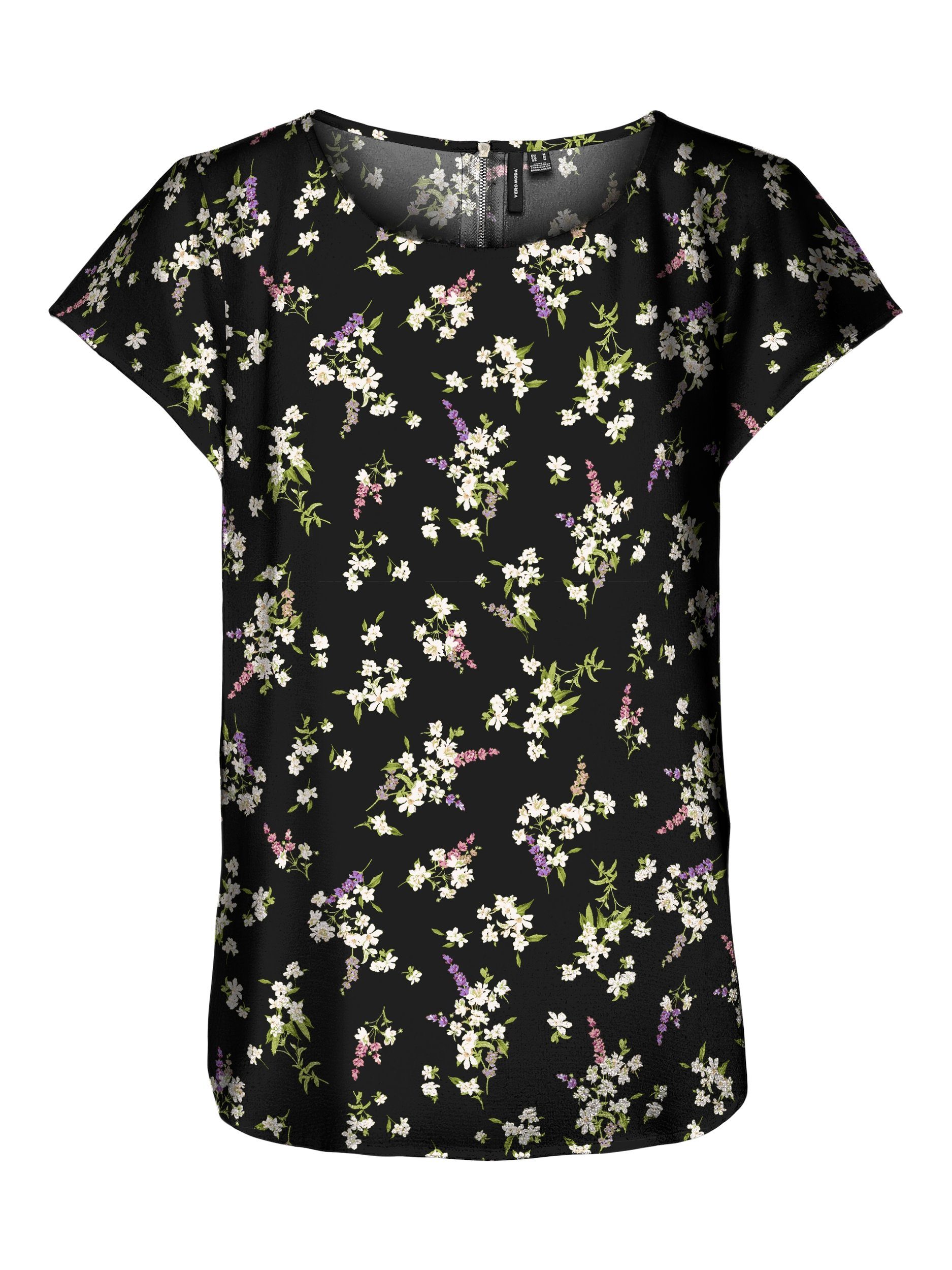 Vero Moda Kurzarmbluse VMSAKI SS ZIP günstig online kaufen