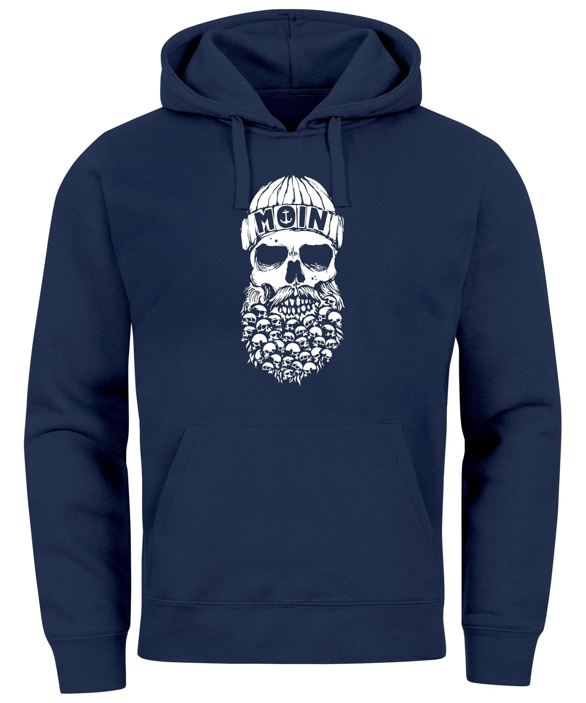 Neverless Hoodie Hoodie Herren Totenkopf Nordisch günstig online kaufen