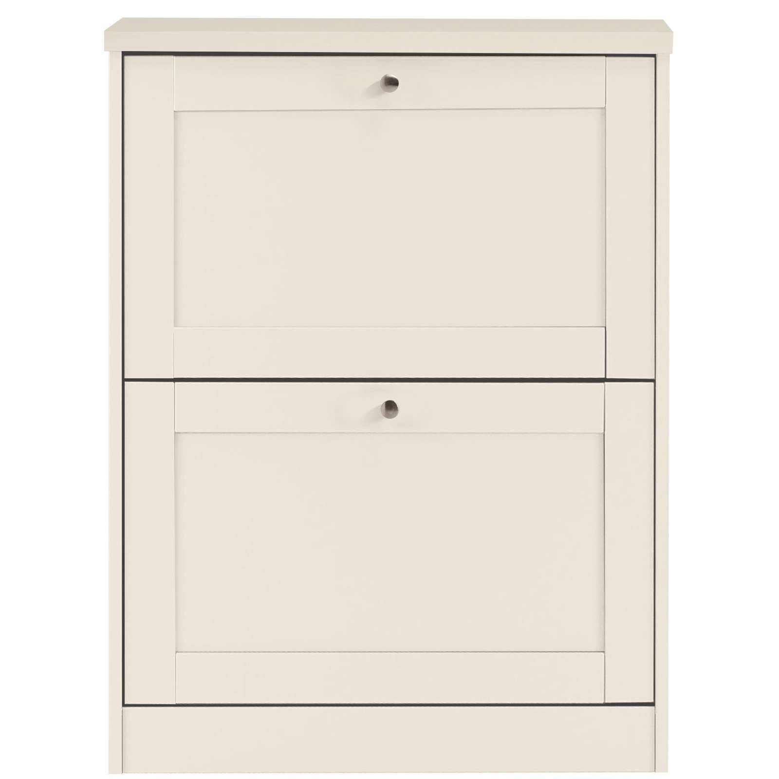 OTTO home Schuhschrank Heide Breite 70 cm, mit 2 Klappen und Facettenfront – Bild 4 von 5