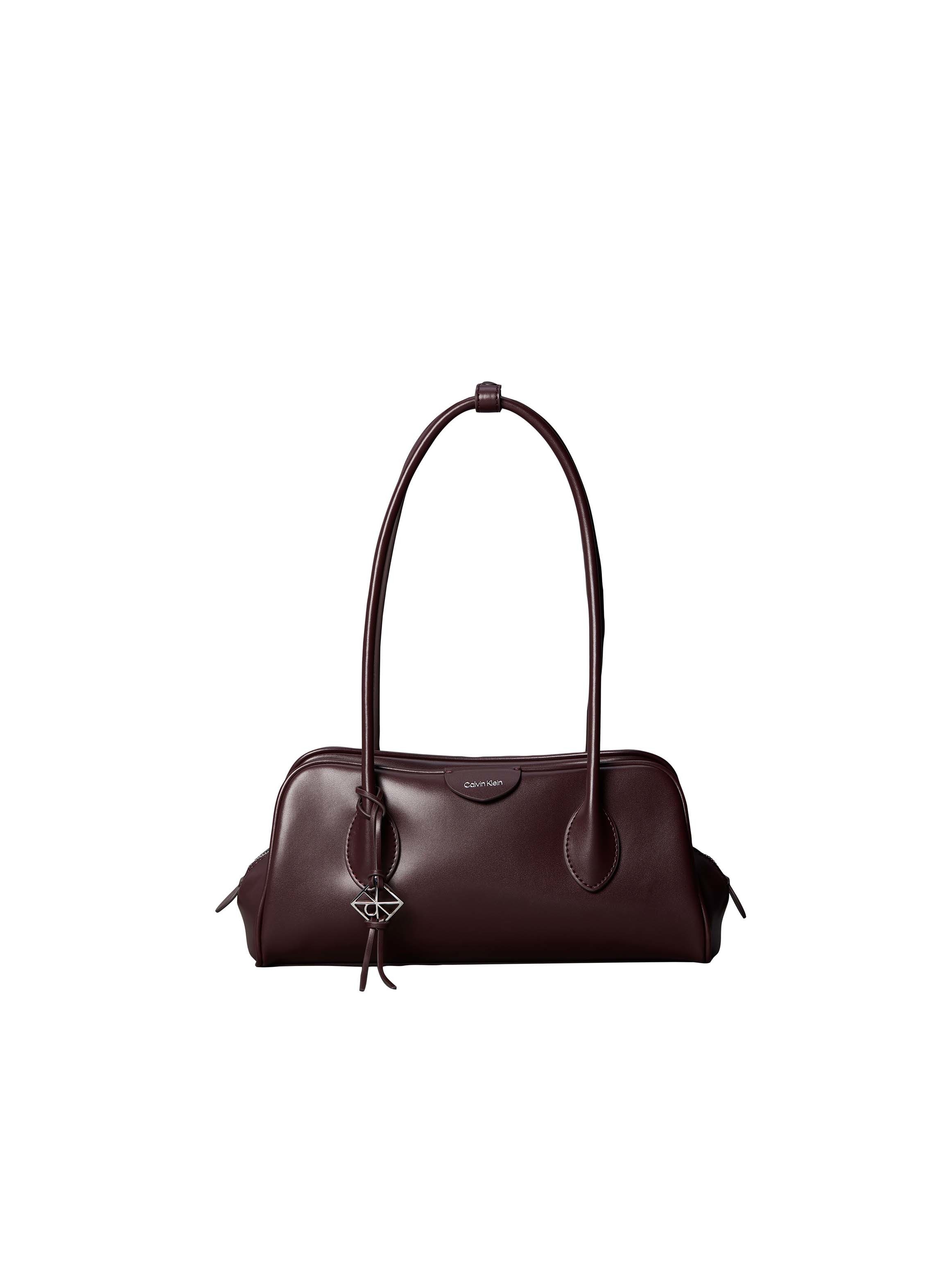 Calvin Klein Schultertasche EMBLEM TRIO SHOULDER BAG, Mini Bag, Henkeltasche in modischer Form mit Schlüsselanhänger