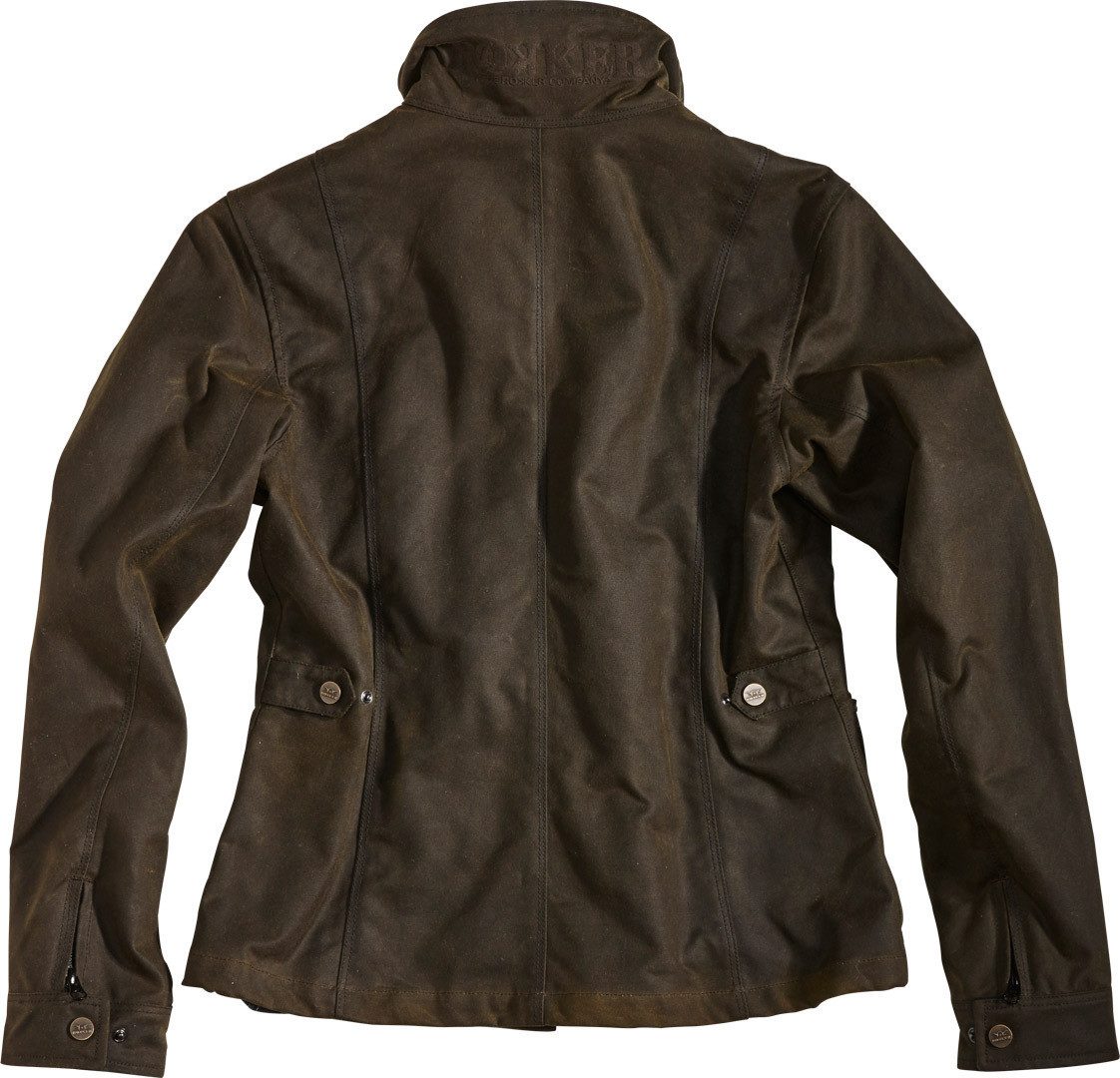 Rokker Motorradjacke Wax Cotton Damenjacke