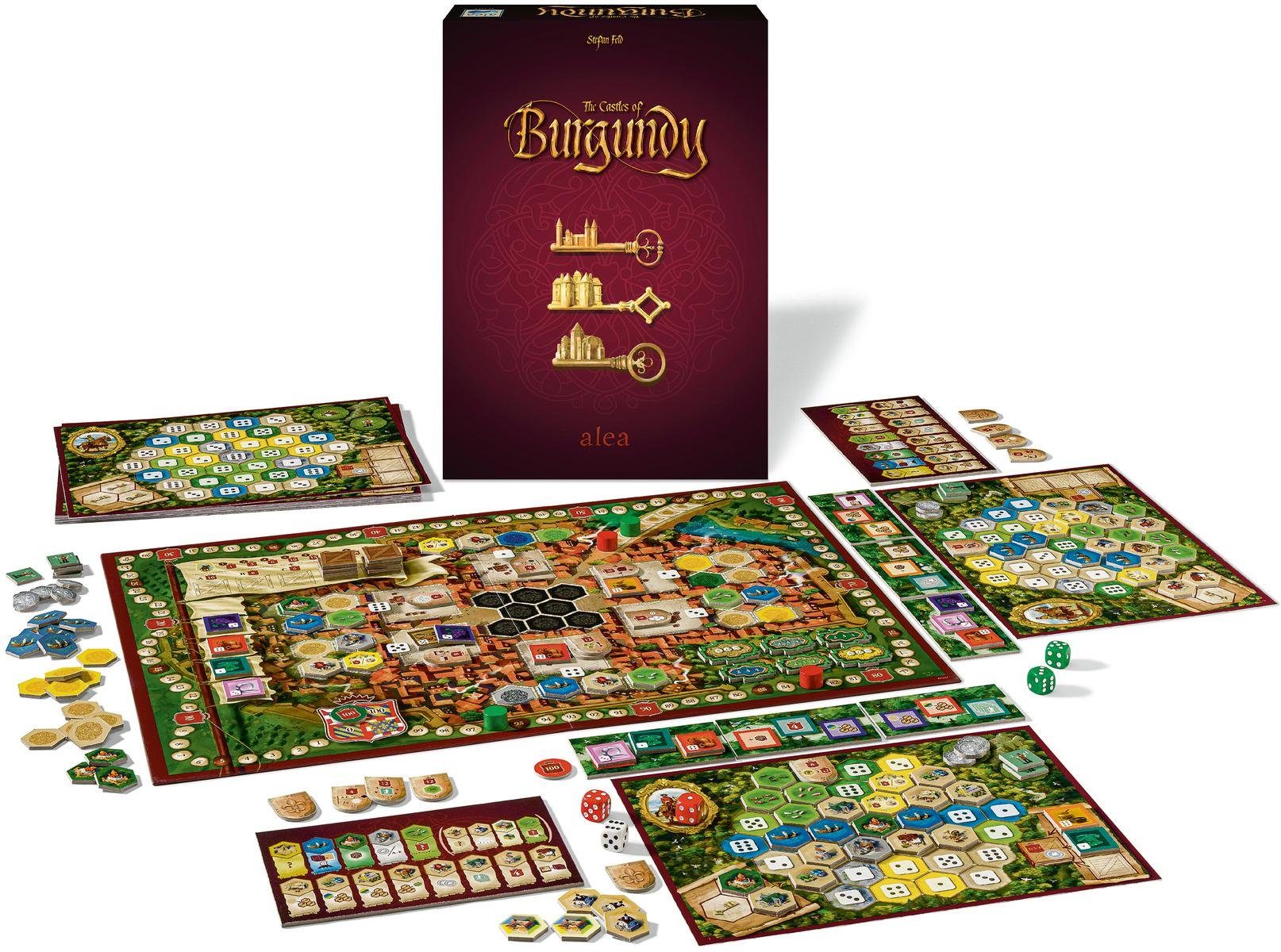 Image of ALEA The Castles of Burgundy Strategiespiel, Mehrfarbig