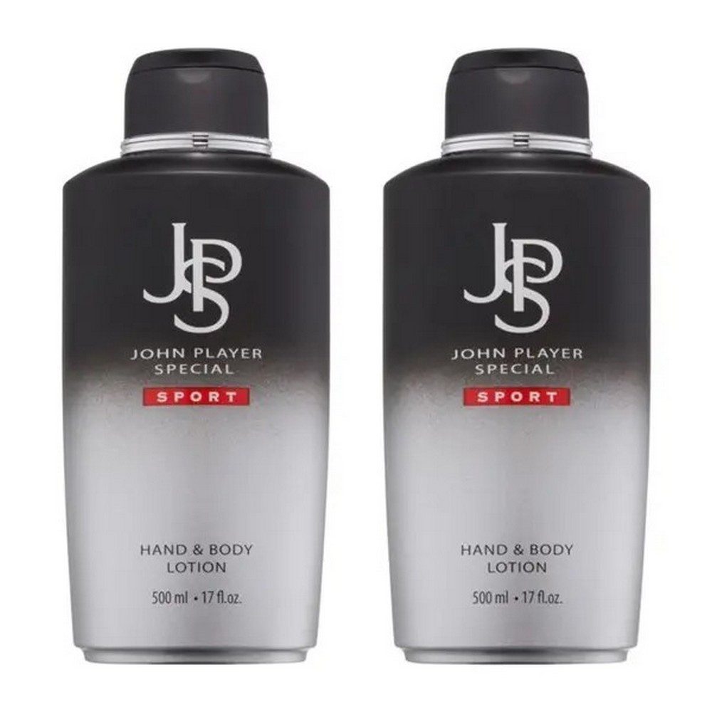 John Player Special Körpercreme Sport Hand & Body Lotion 2 x 500 ml