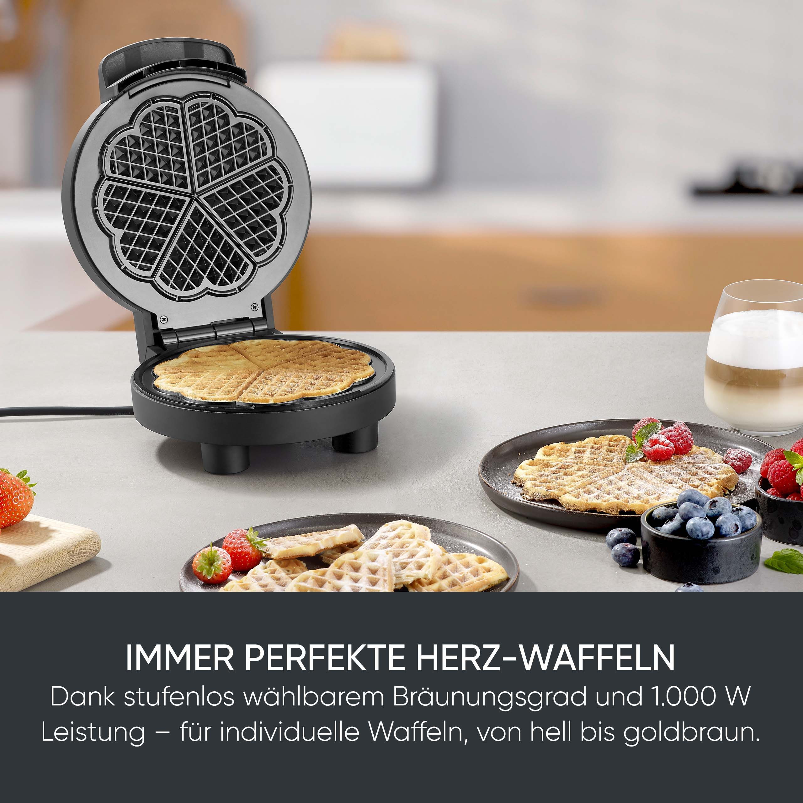 Severin Waffeleisen WA 2116, 1000 W