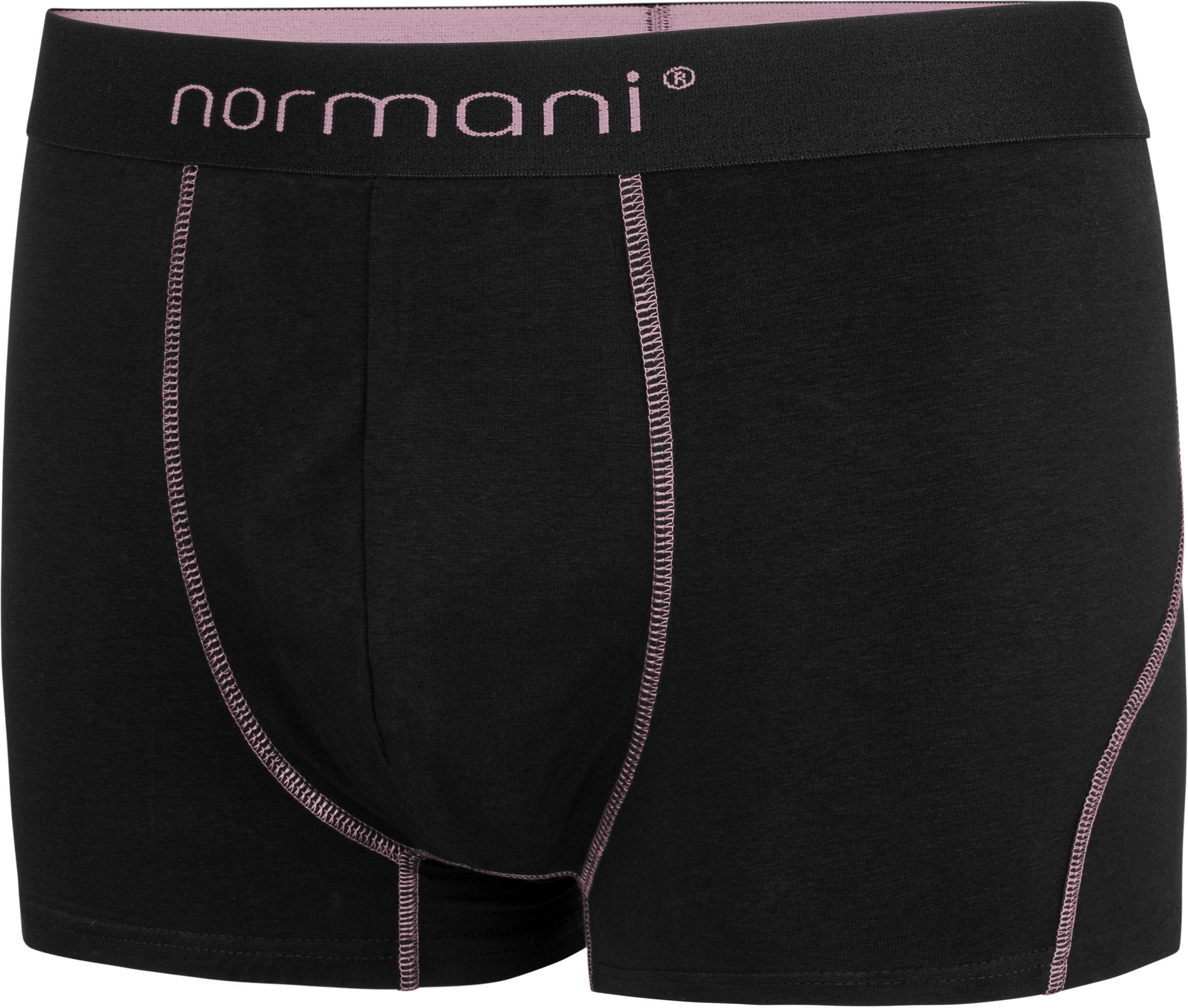 normani Boxershorts 6 Baumwolle Boxershorts aus atmungsaktiver Baumwolle Lachs für Unterhose aus Männer weiche