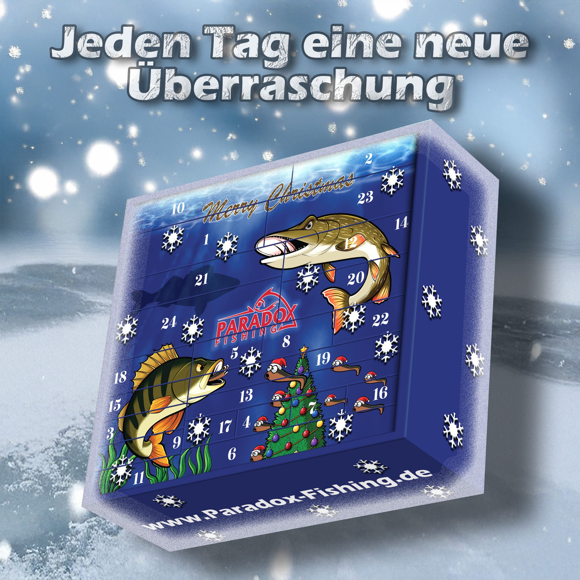 Paradox Fishing Adventskalender Raubfisch Angel Adventskalender, 6 Produktneuheiten und 5 exklusive limitierte Sonderfarben – Bild 3 von 5