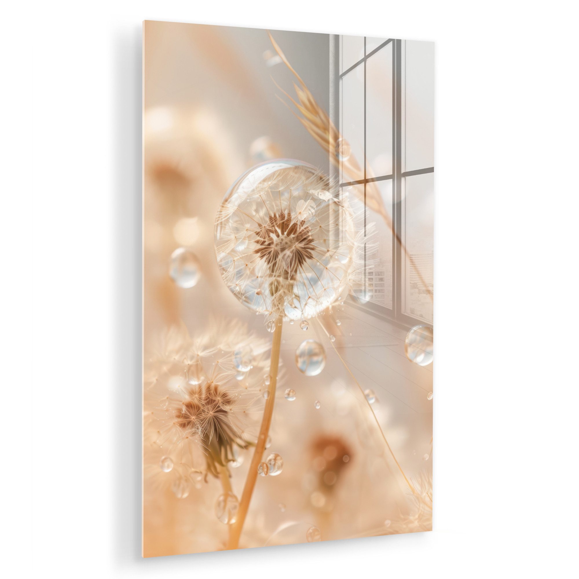 MuchoWow Acrylglasbild Löwenzahn - Wasser - günstig online kaufen