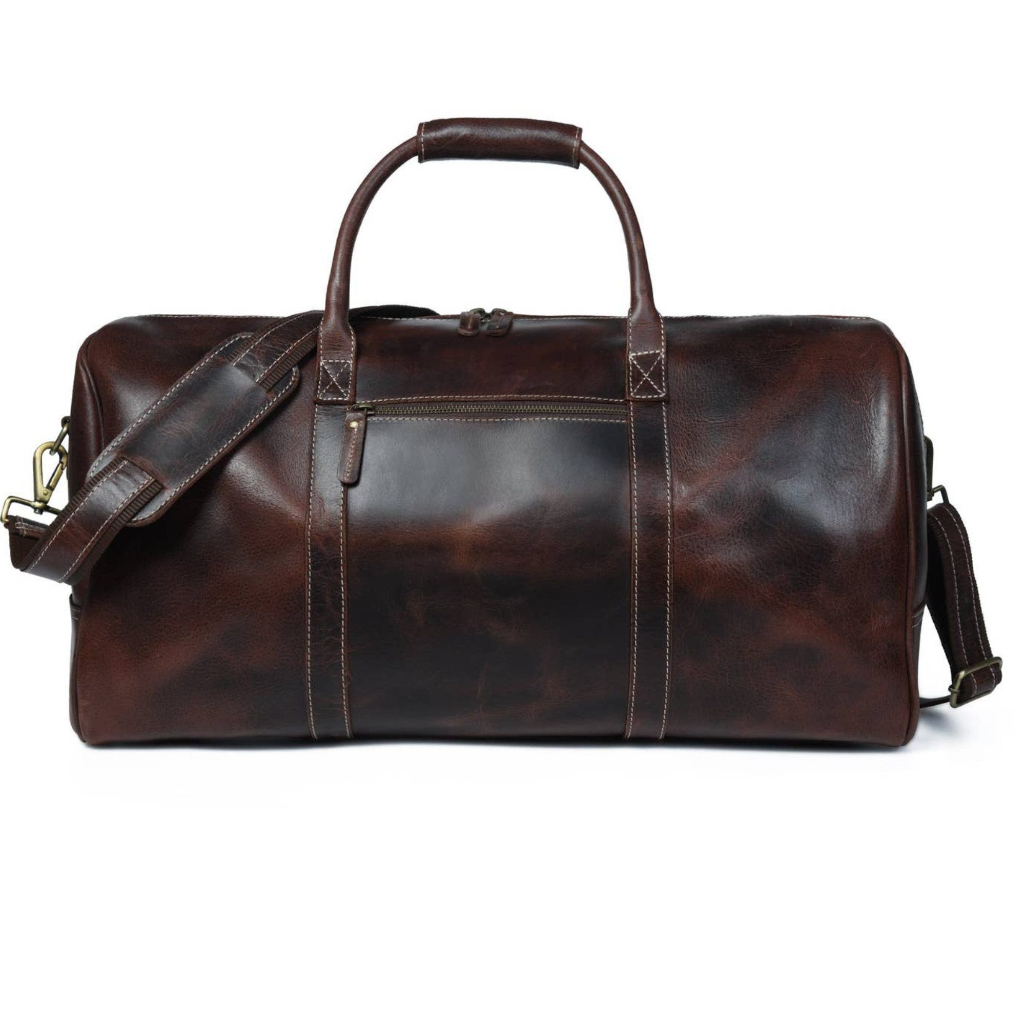 Ella Eisvogel Weekender Premium Leder Weekender Vintage, Weekender Reisertasche Ledertasche Leder Wochenendtasche