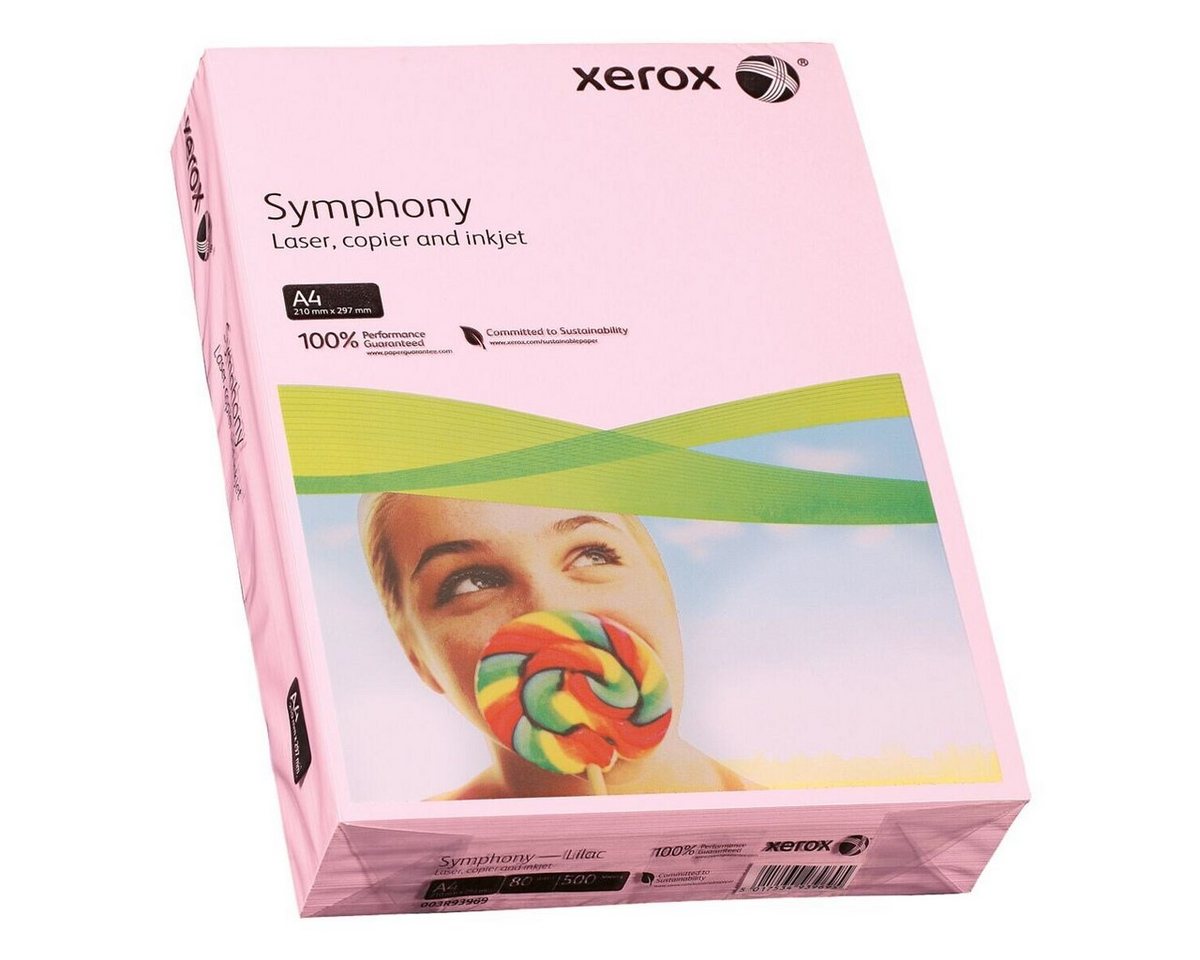 Thumbnail - Xerox Druckerpapier Symphony, Trendfarben, Format DIN A4, 80 g/m², 500 Blatt