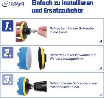 LA CUTE Polierschwamm Auto Polierschwamm Set für ultimative Lackpflege - 30-teiliges Kit, (30 tlg. Polierschwamm-Set, 30 St., Polierschwamm Set - 30-teilig für vielseitige Anwendungen), Vielseitige Anwendung, effizientes Polieren, einfache Installation