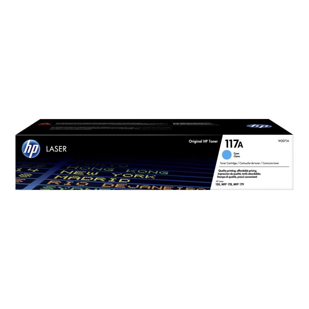 HP Tonerpatrone HP Toner W2071A-117A cyan, (1-St)