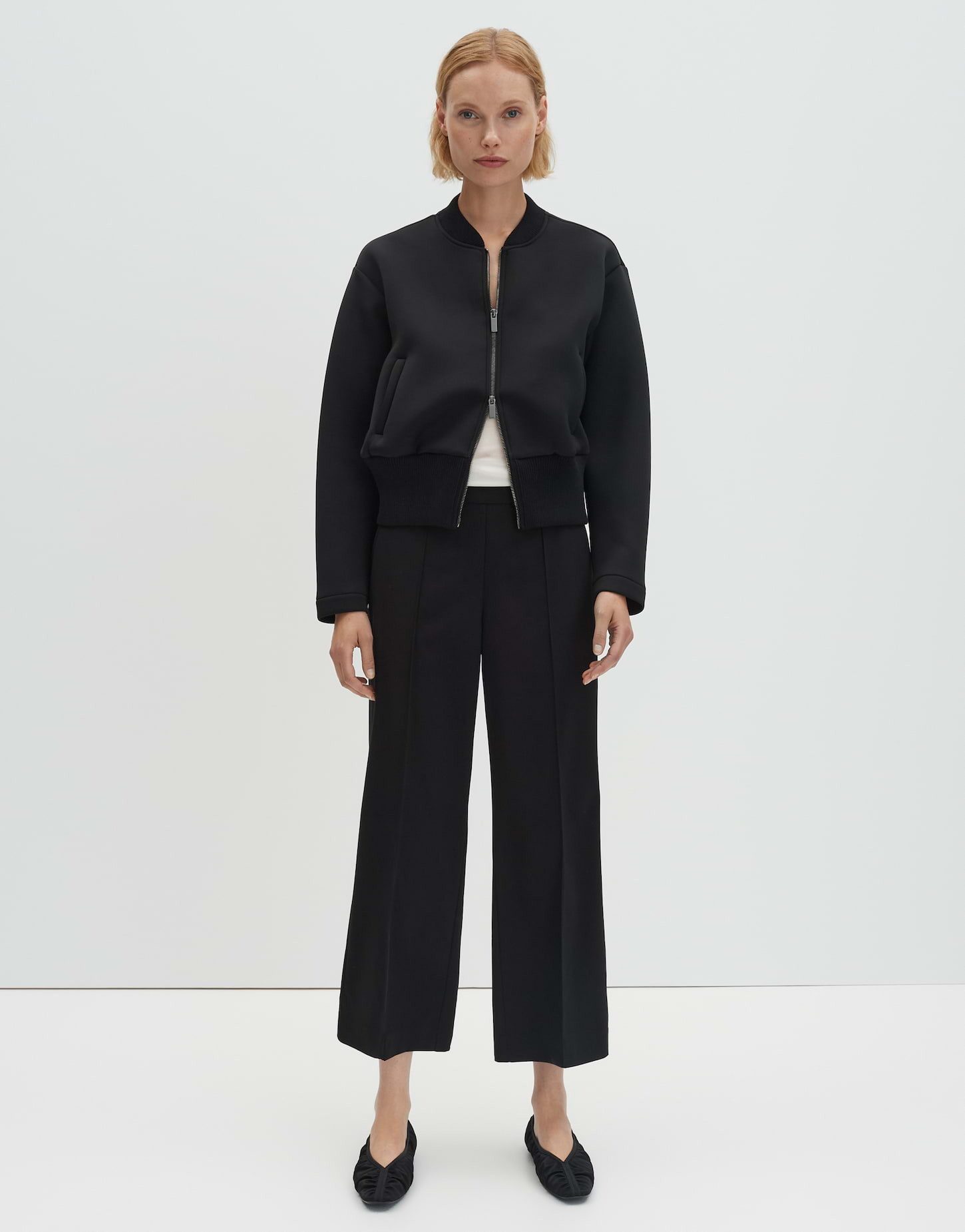 someday Schlupfhose CHARLIE CROPPED WIDE Leg Pants mit Viskosemix weiter, gerader Beinverlauf, pflegeleicht