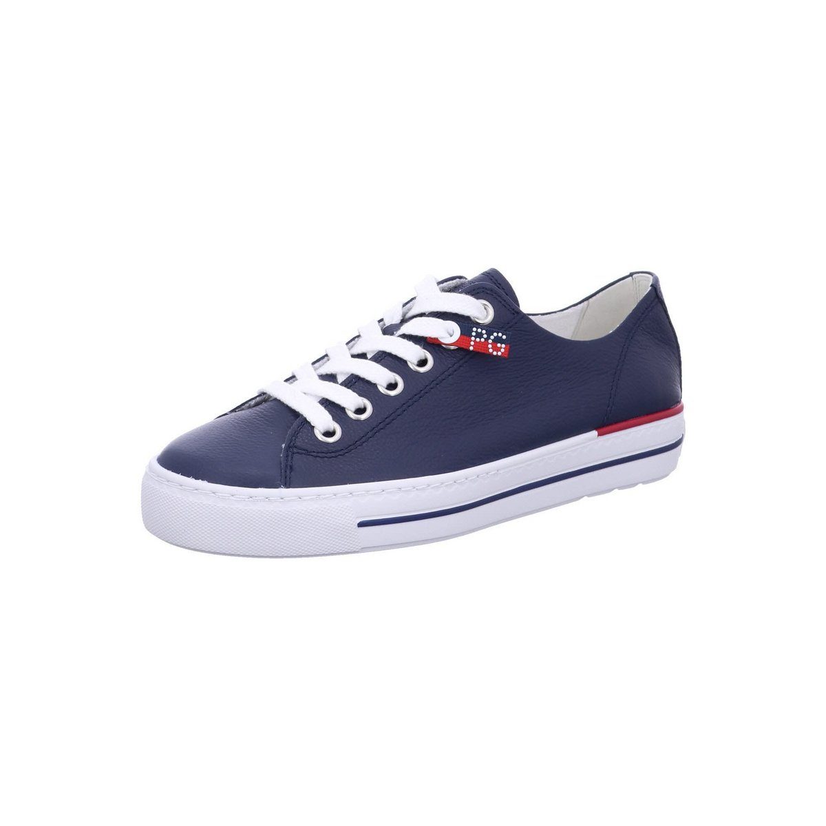 Freizeit Schnürer für Damen in blau Sneaker