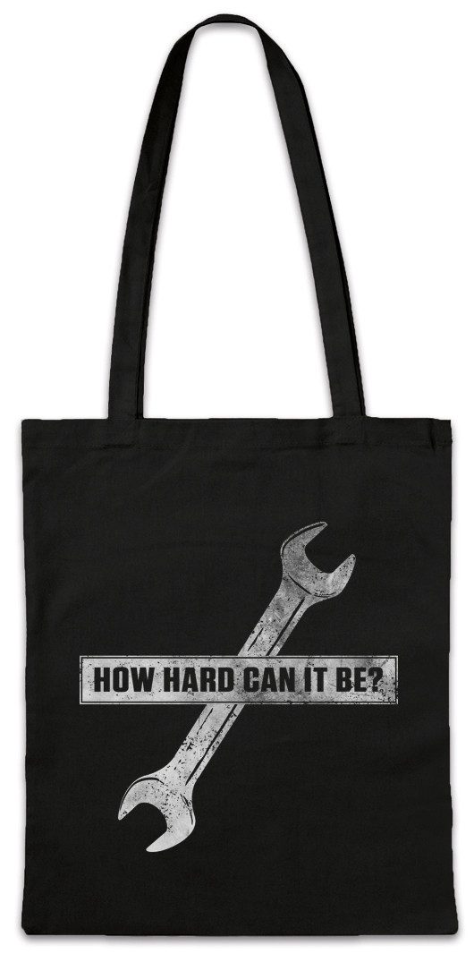 Beuteltasche How Hard Can It Be? Stofftasche Race Racing Car Auto Driver Racer