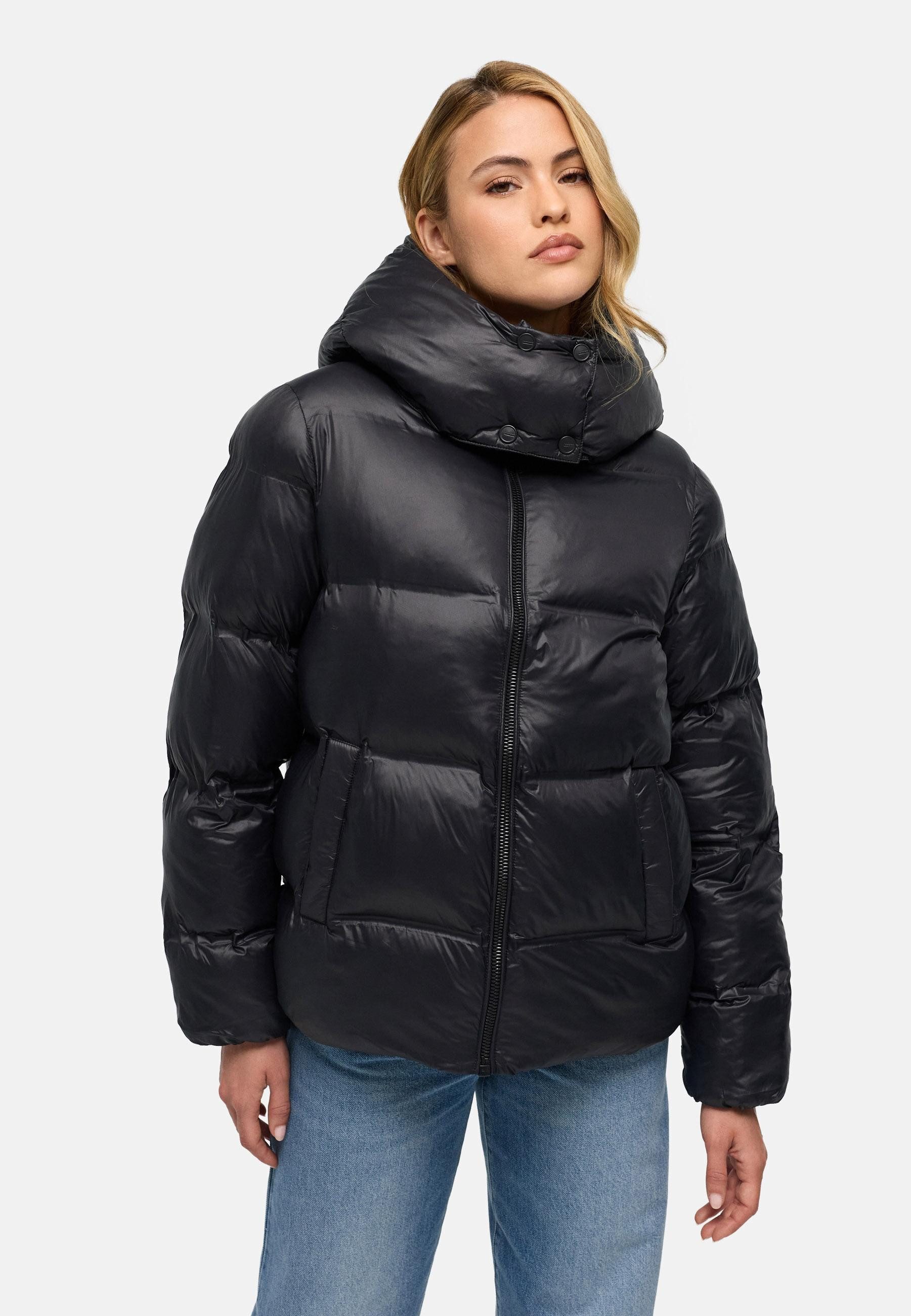 Navahoo Steppjacke Snow-Frame 14 Damen Winterjacke mit abnehmbarer Kapuze – Bild 3 von 5