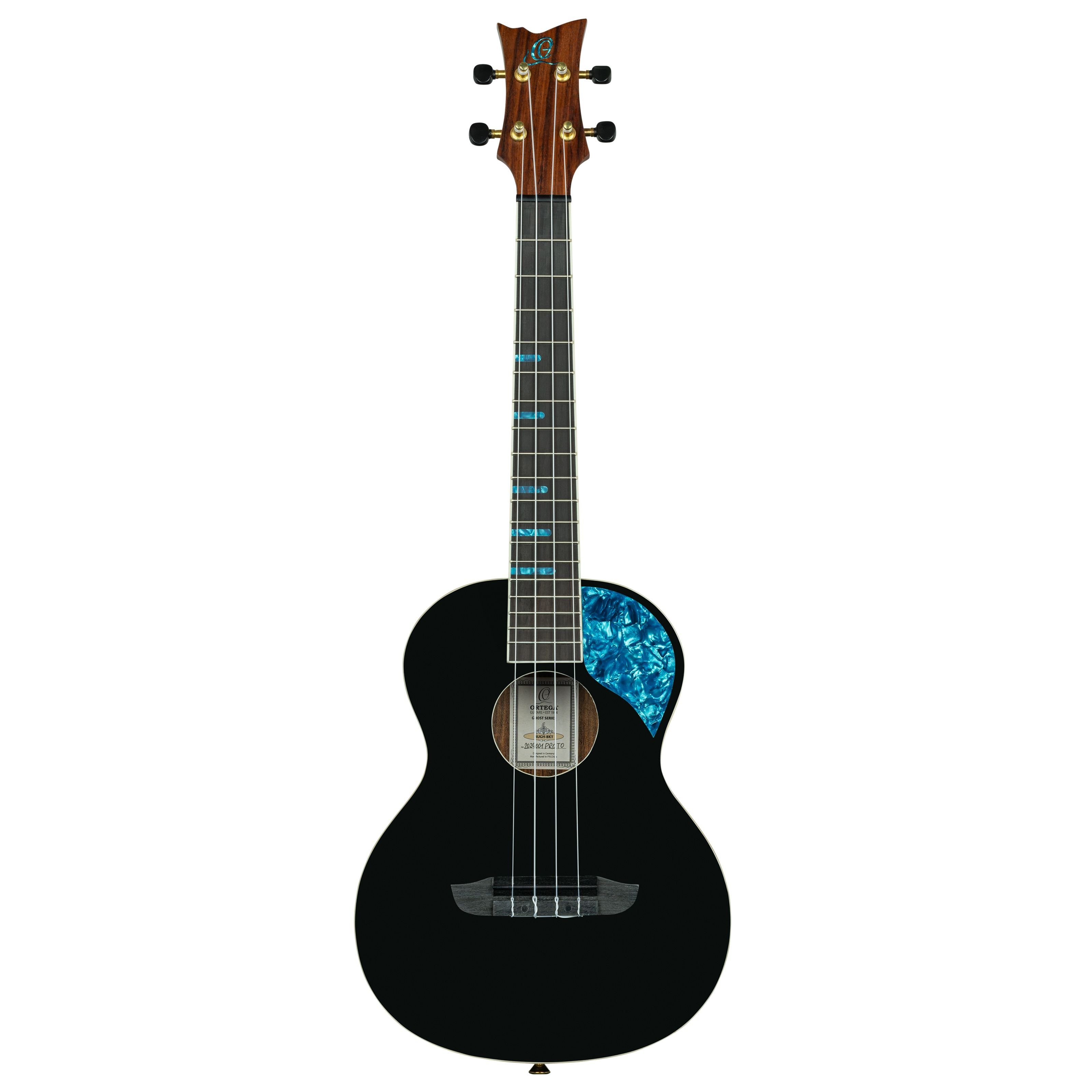 ORTEGA Guitars Ukulele, Ukulelen, Tenor Ukulelen, RUGH-BKT Ghost Serie - Tenor Ukulele